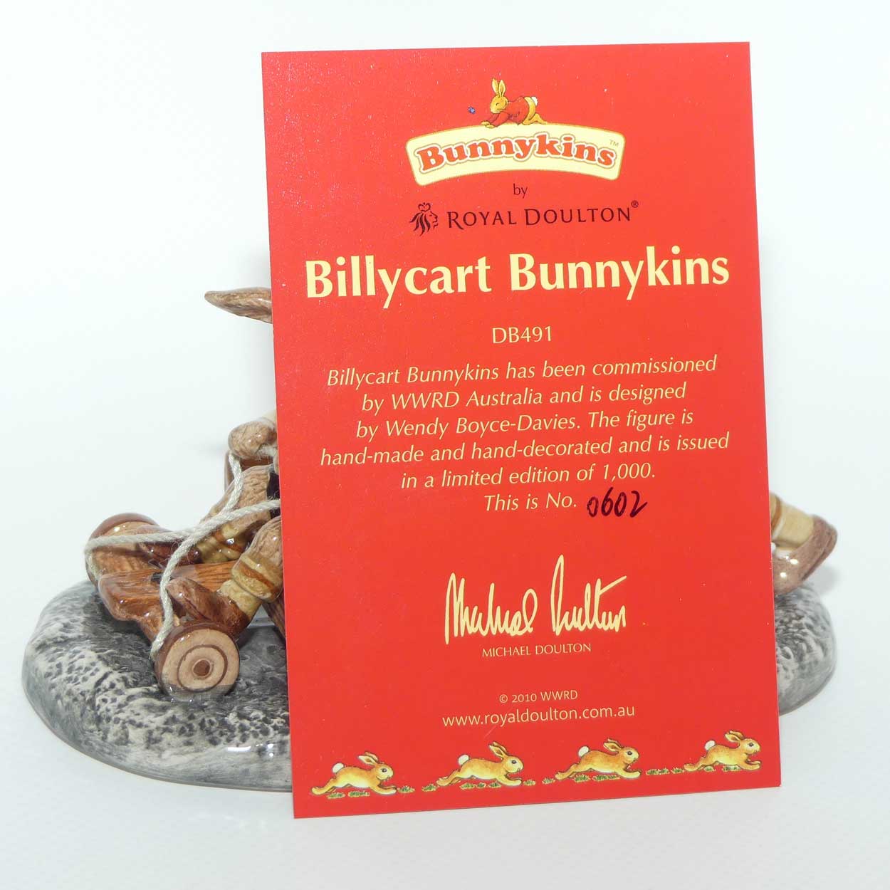 DB491 Royal Doulton Bunnykins Billycart | LE 602/1000