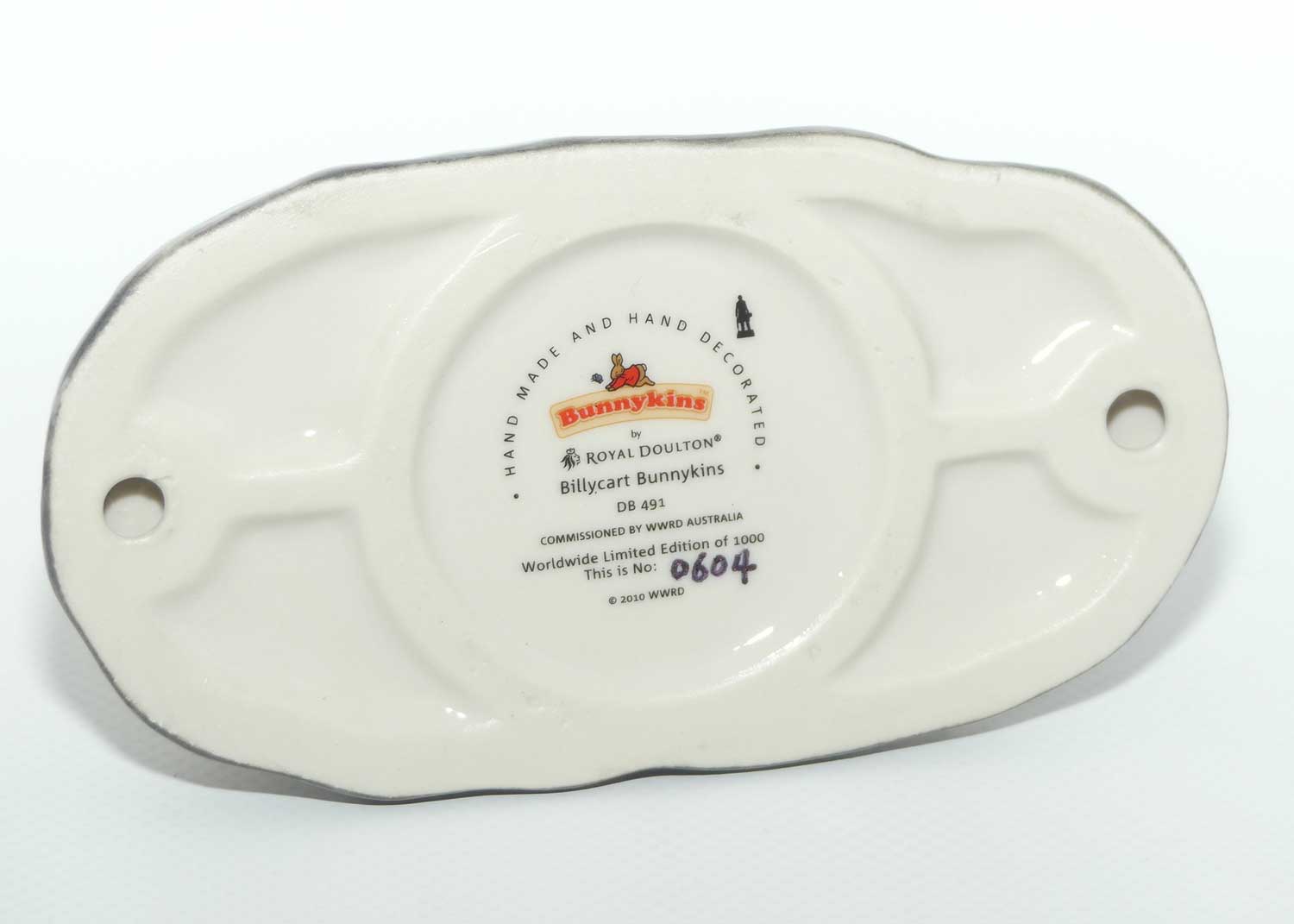 DB491 Royal Doulton Bunnykins Billycart | LE 604/1000 | mint example