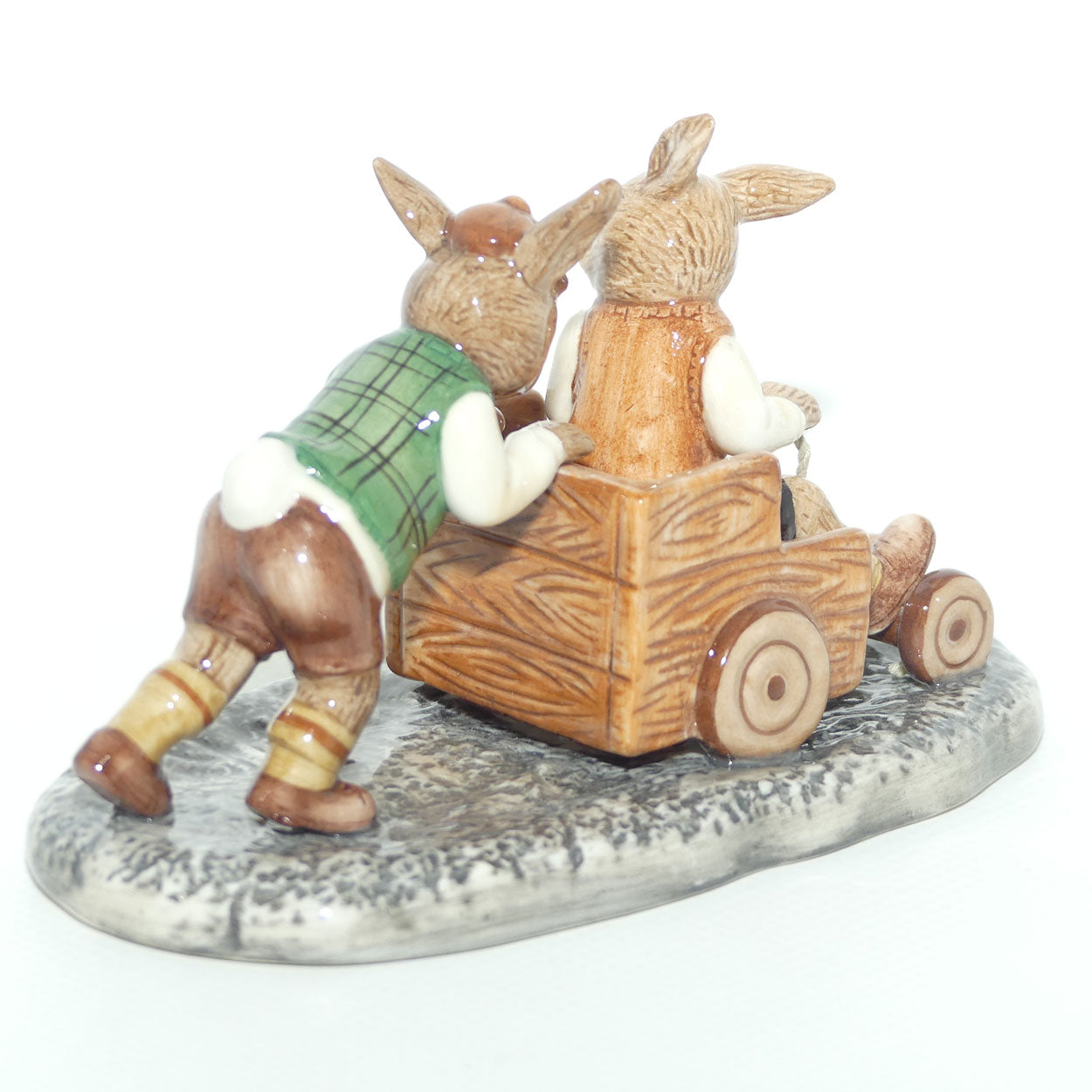 DB491 Royal Doulton Bunnykins Billycart | LE 564/1000 | Box + Cert | mint example