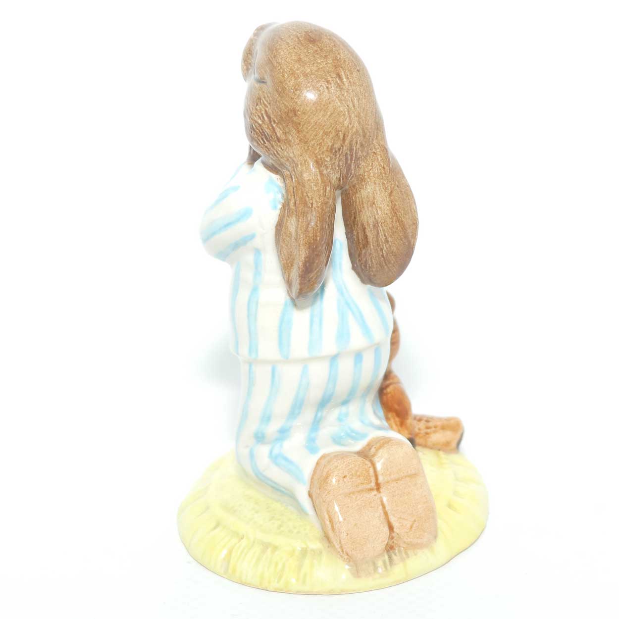 DB055 Royal Doulton Bunnykins Bedtime | White & Blue | no box