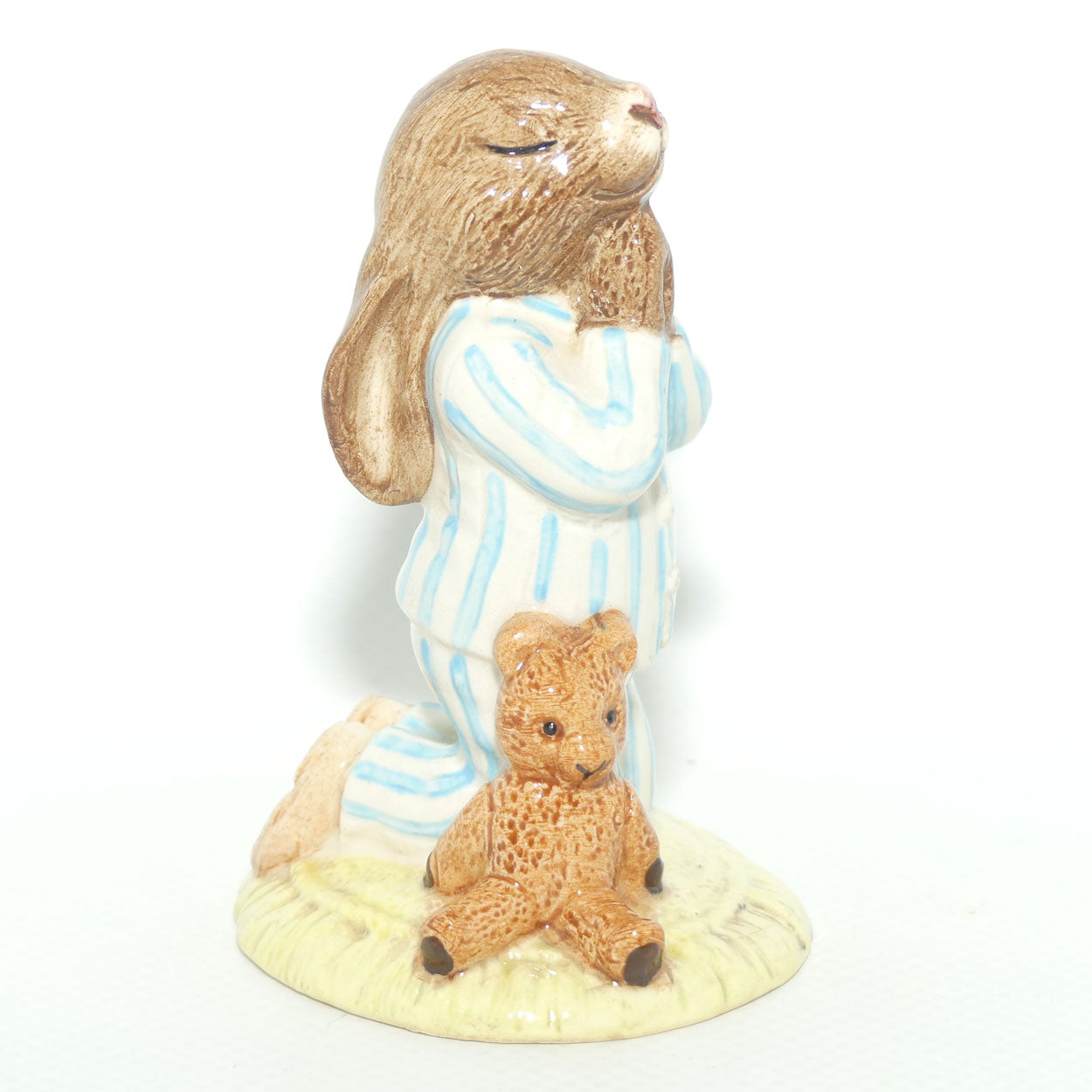 DB055 Royal Doulton Bunnykins Bedtime | White & Blue | Boxed