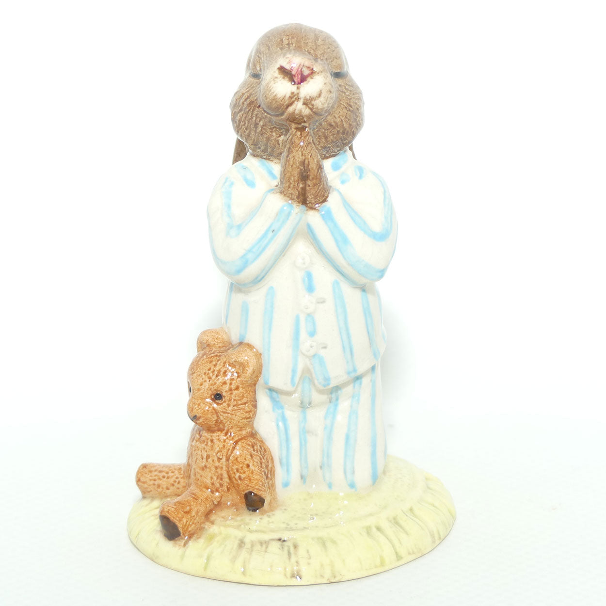 DB055 Royal Doulton Bunnykins Bedtime | White & Blue | Boxed