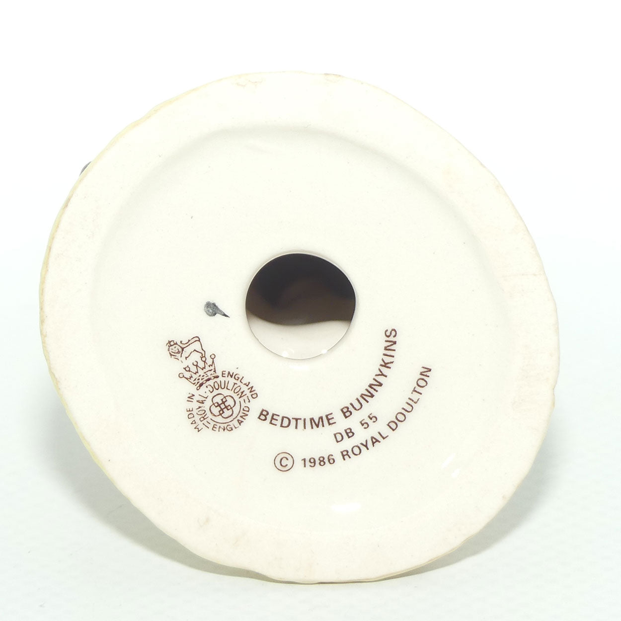 DB055 Royal Doulton Bunnykins Bedtime | White & Blue | Boxed