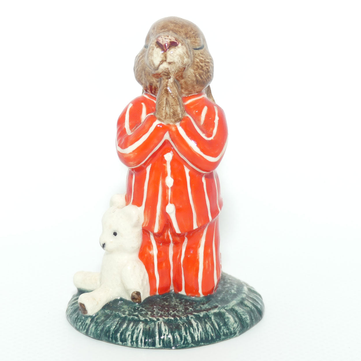 DB063 Royal Doulton Bunnykins Bedtime | Red & White | No box
