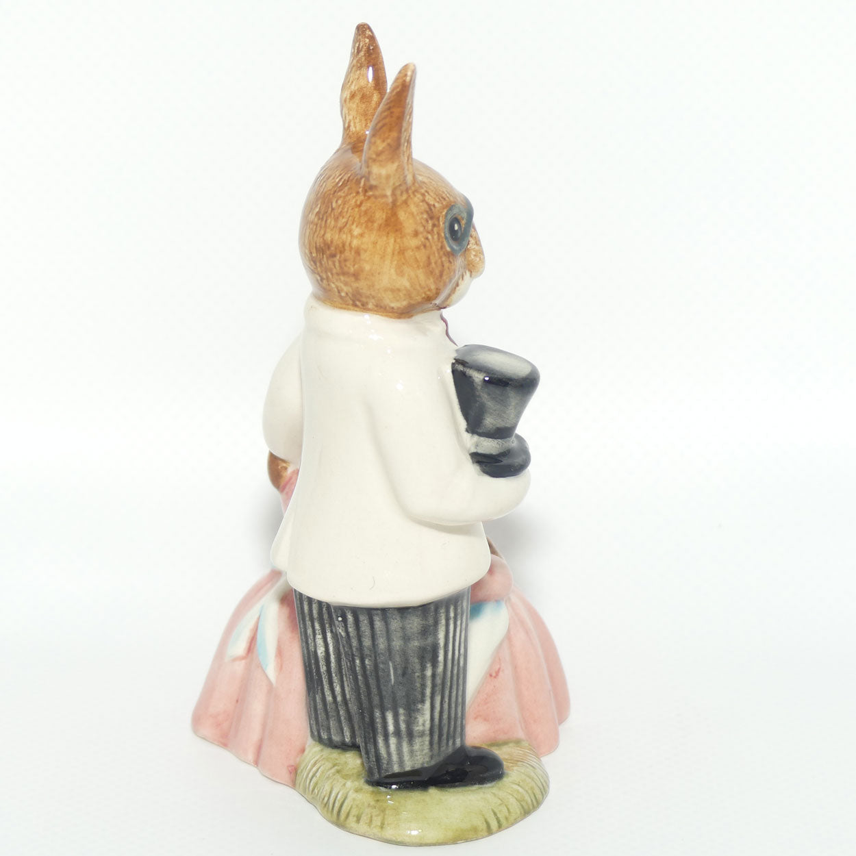 DB067 Royal Doulton Bunnykins Family Photograph | White & Pink | #1 | signed Carol Wilbraham 7th March 1988 | boxed