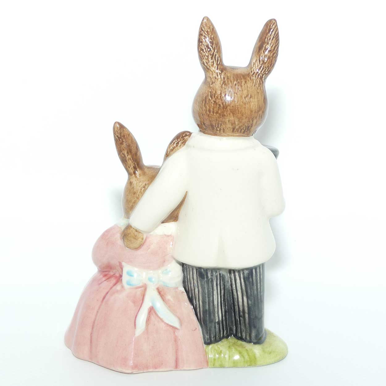 DB067 Royal Doulton Bunnykins Family Photograph | White & Pink | signed Michael Doulton | figure only