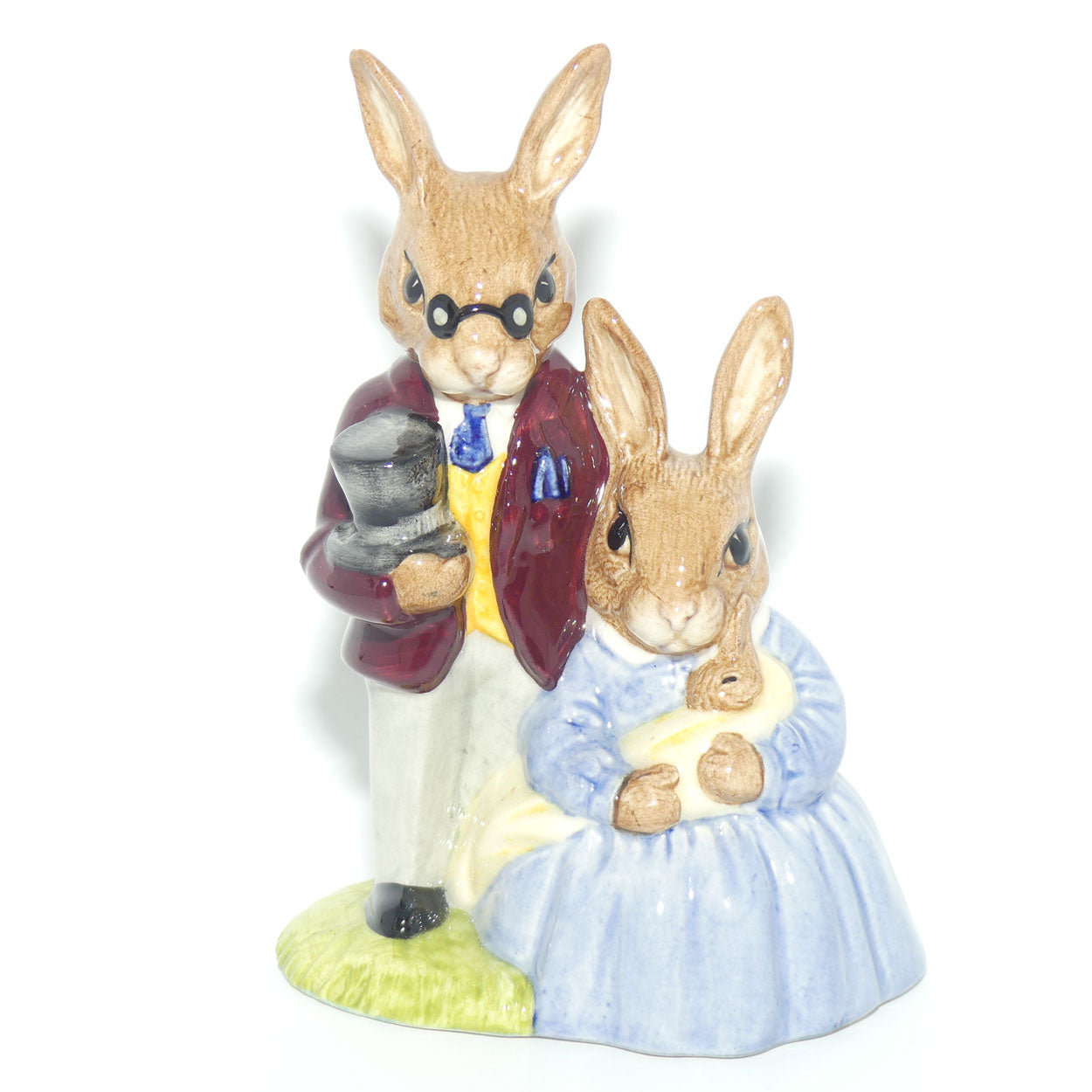 DB068 Royal Doulton Bunnykins Father, Mother and Victoria | boxed
