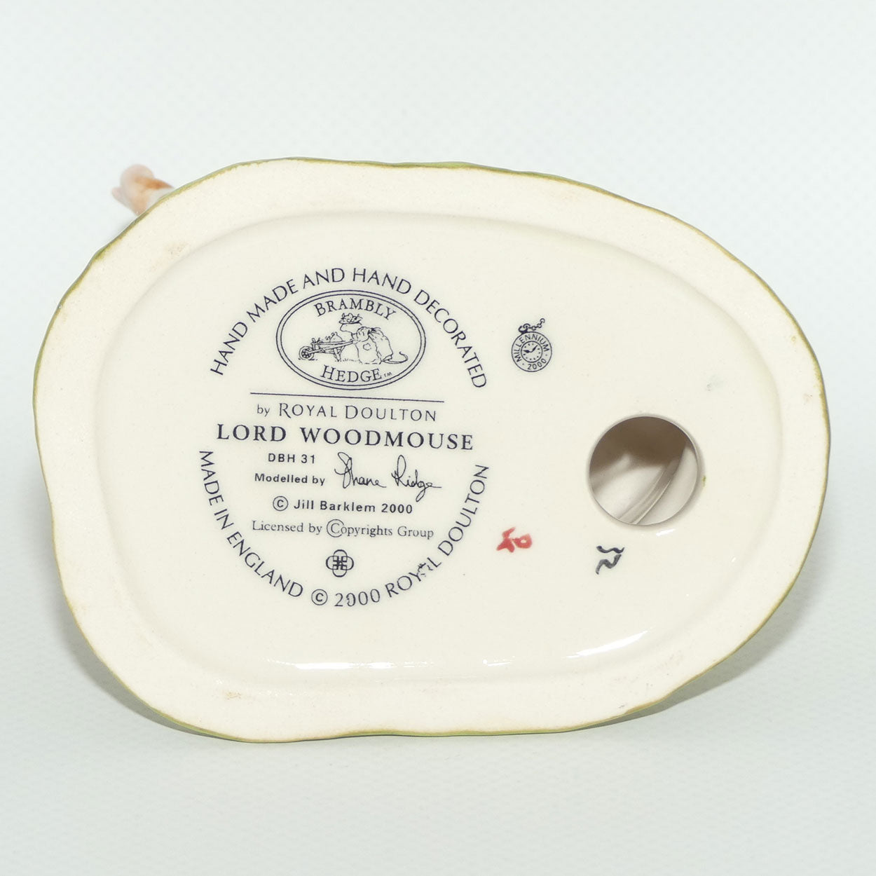 DBH31 Royal Doulton Brambly Hedge figure | Lord Woodmouse | boxed #2