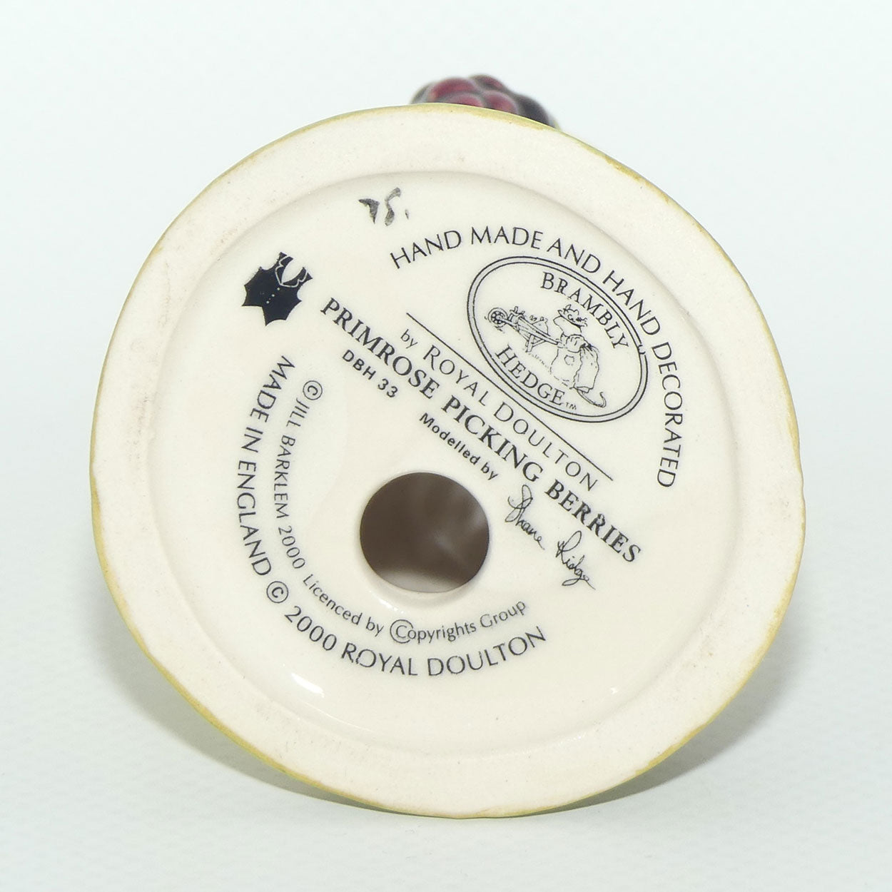 DBH33 Royal Doulton Brambly Hedge figure | Primrose Picking Berries | no box | #1