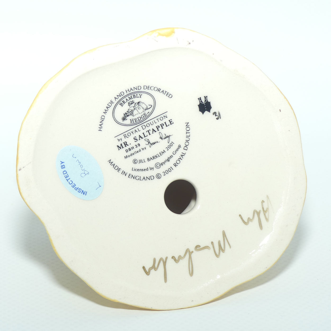 DBH39 Royal Doulton Brambly Hedge figure | Mr Saltapple | signed | boxed