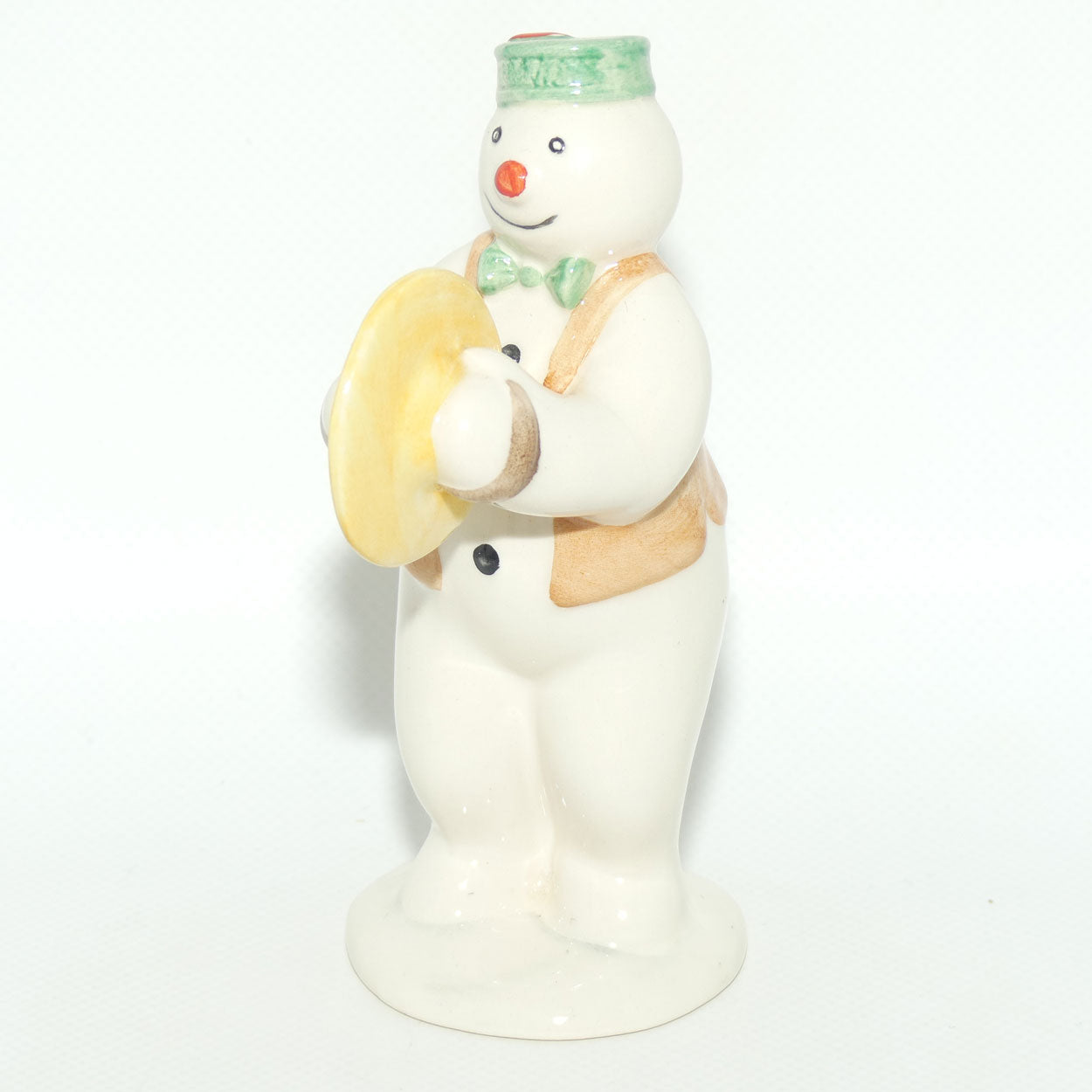 DS14 Royal Doulton Snowman figure Cymbal Player Snowman
