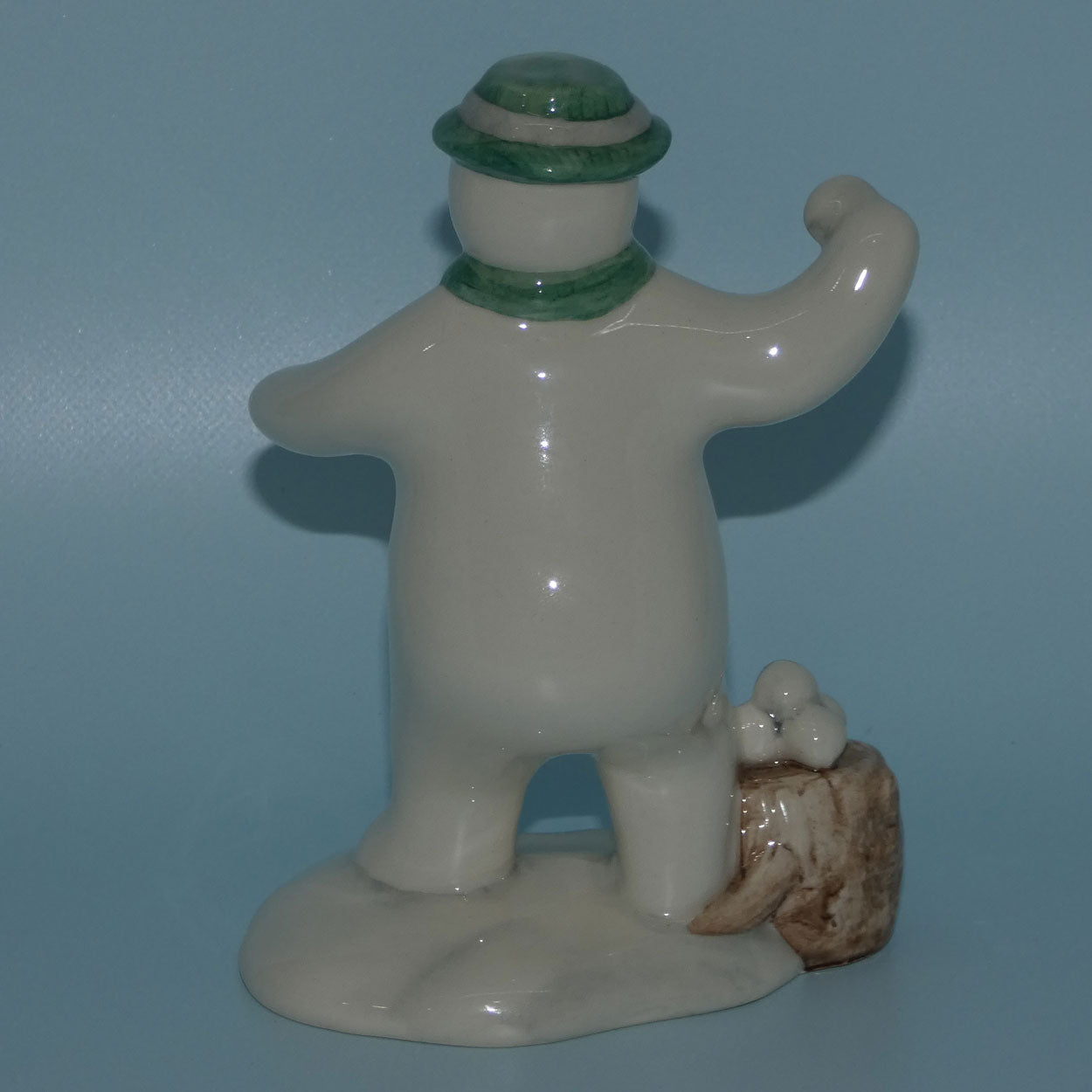 DS22 Royal Doulton Snowman figure The Snowman Snowballing