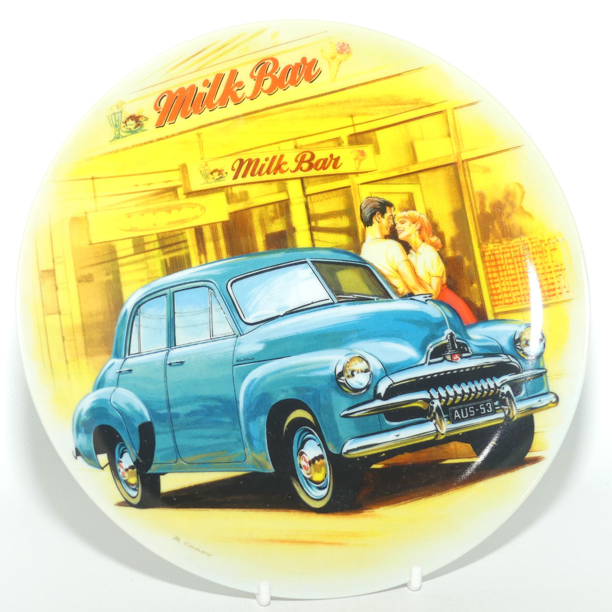Bradex 03 M02 4.1 plate | The All Australian Car Series | 1953 The FJ Holden | Plate Number D-088