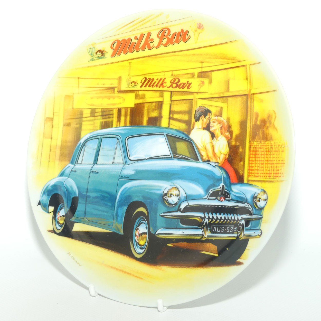 Bradex 03 M02 4.1 plate | The All Australian Car Series | 1953 The FJ Holden | Plate Number D-089