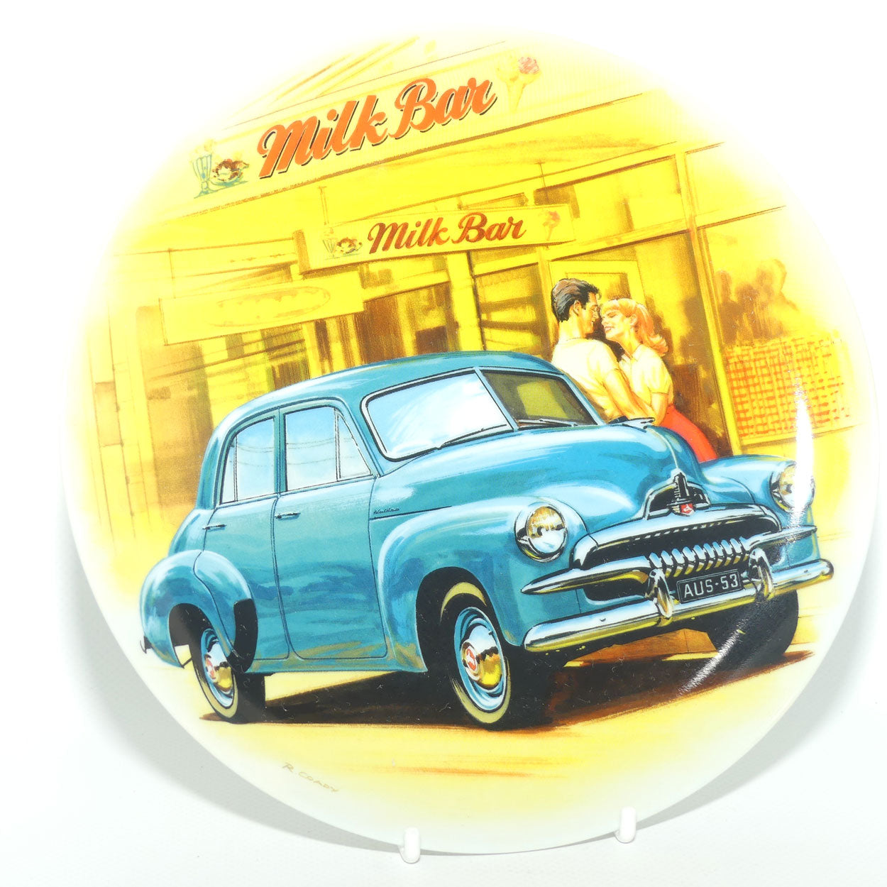 Bradex 03 M02 4.1 plate | The All Australian Car Series | 1953 The FJ Holden | Plate Number D-089