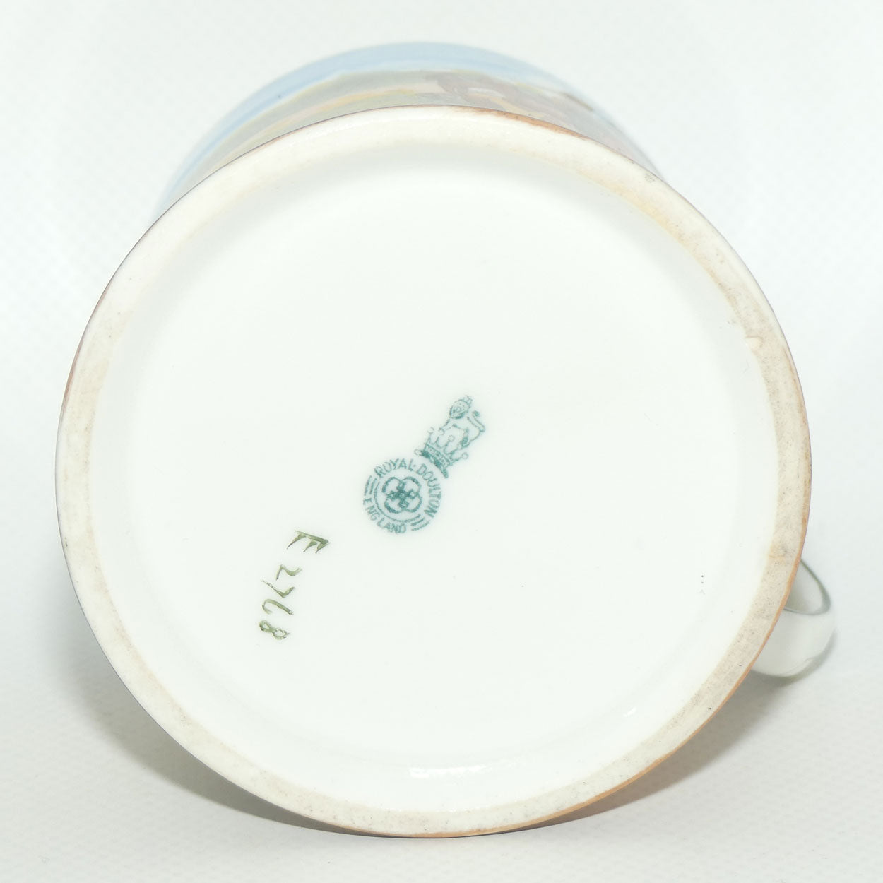 Royal Doulton Coaching Days Rex mug E2768 | rare Blue Sky variation