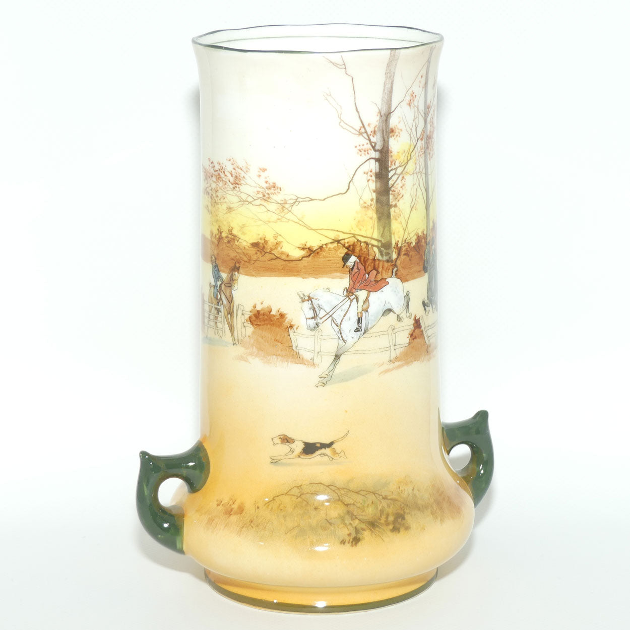 Royal Doulton Hunting | John Peel Hunting twin handle vase E3804