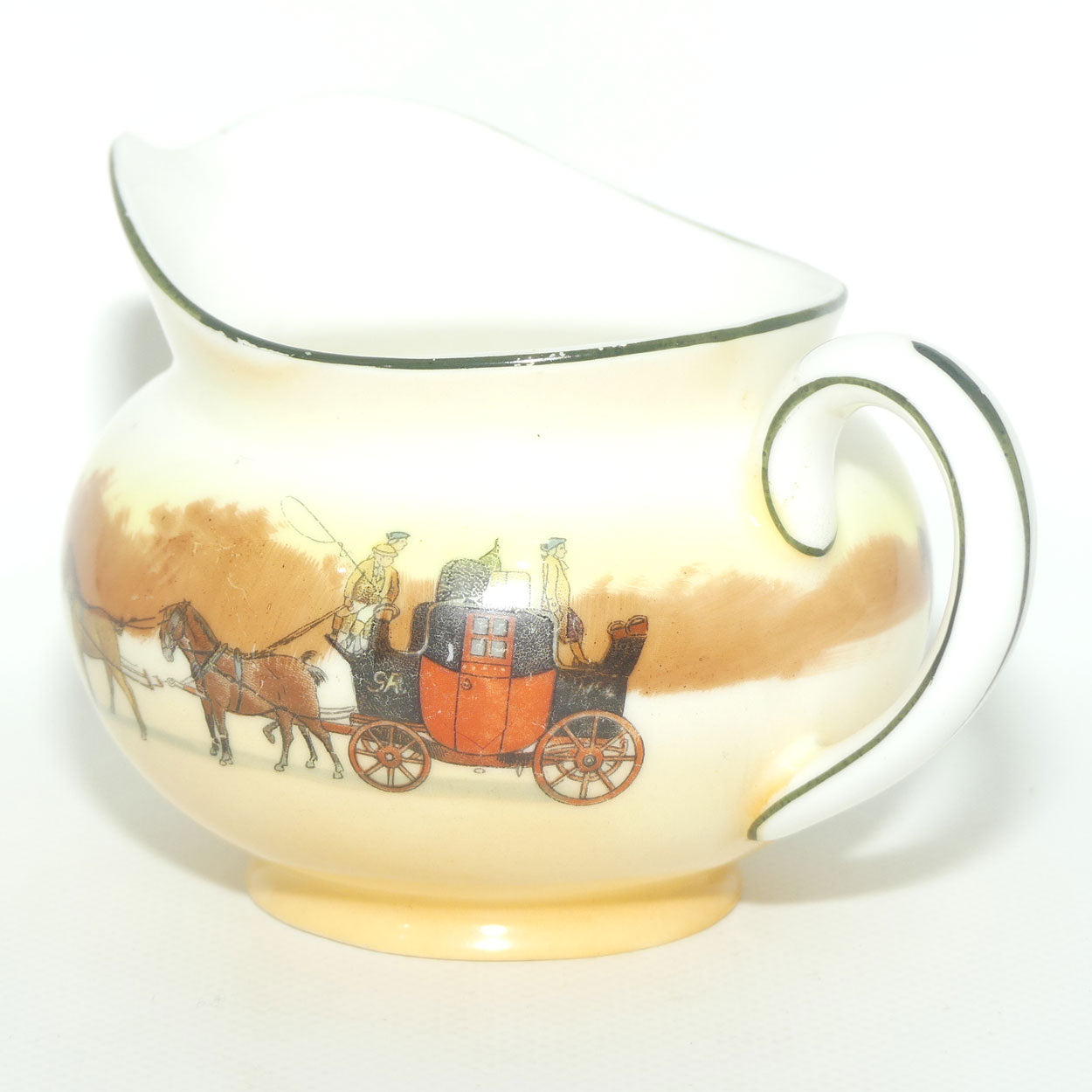 Royal Doulton Coaching Days round milk jug | Bone China