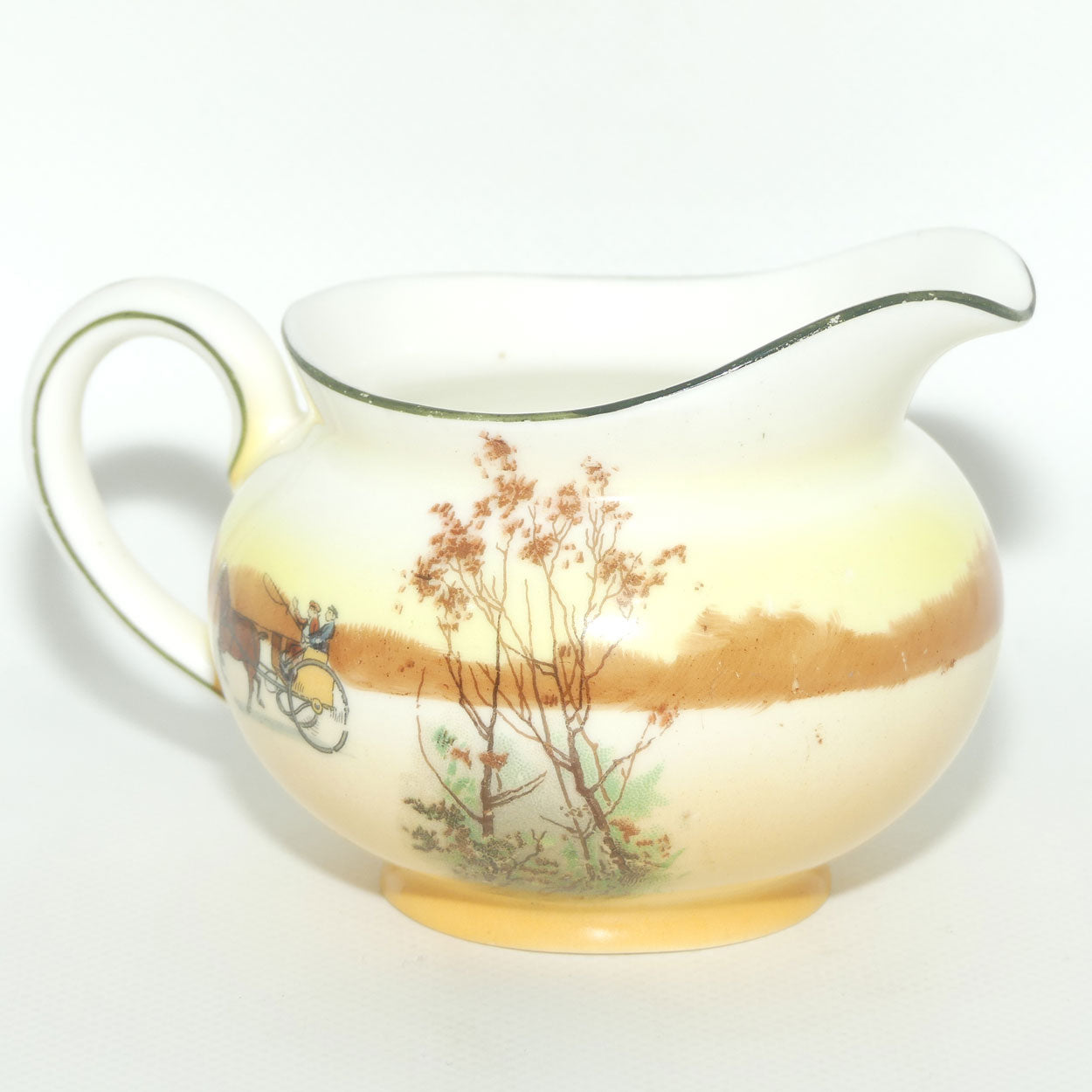 Royal Doulton Coaching Days round milk jug | Bone China