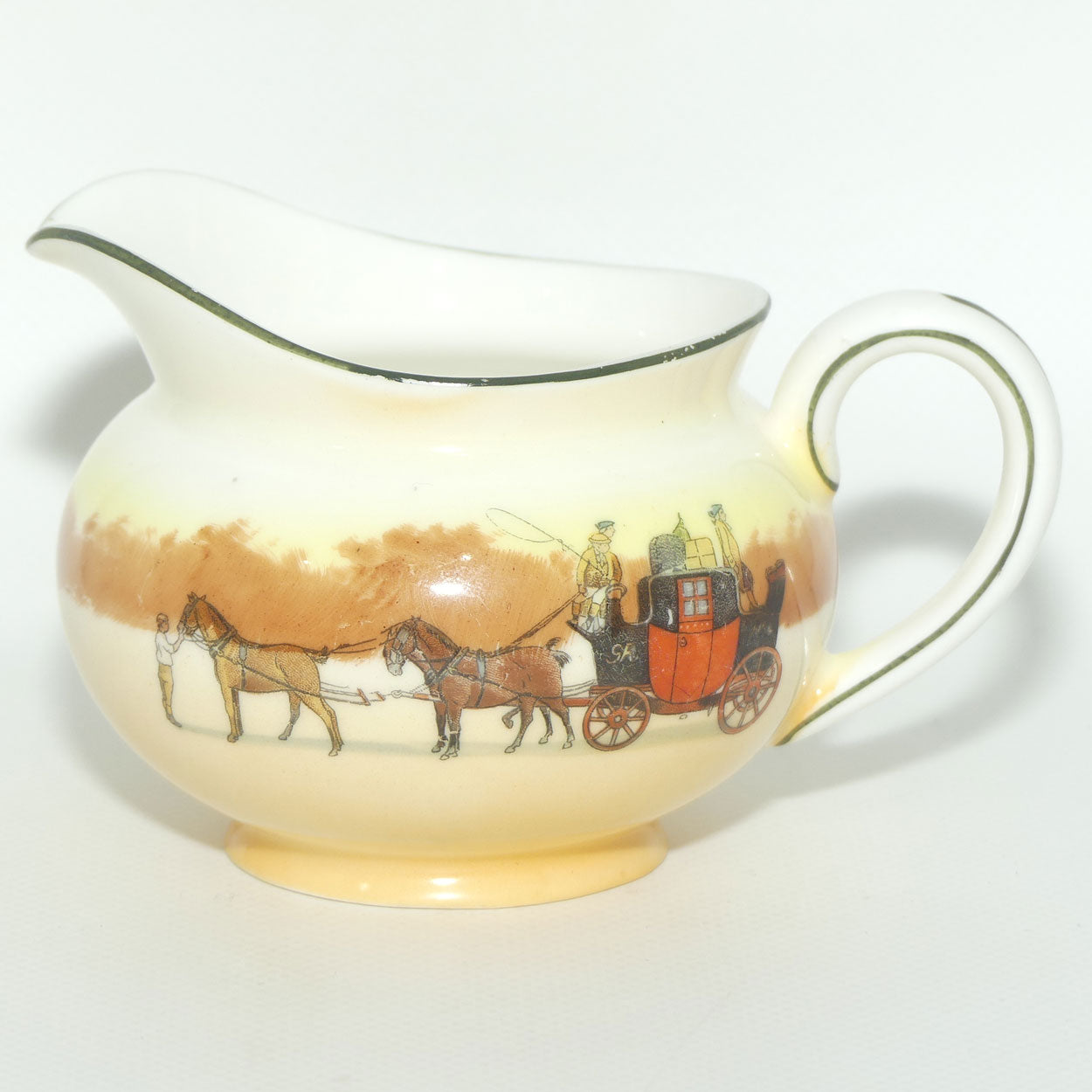 Royal Doulton Coaching Days round milk jug | Bone China