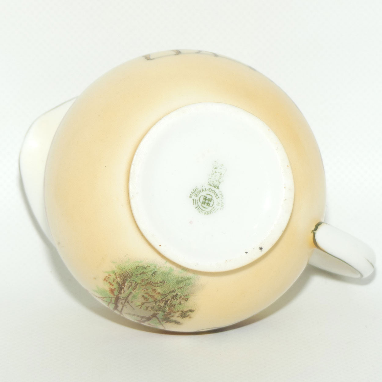 Royal Doulton Coaching Days round milk jug | Bone China