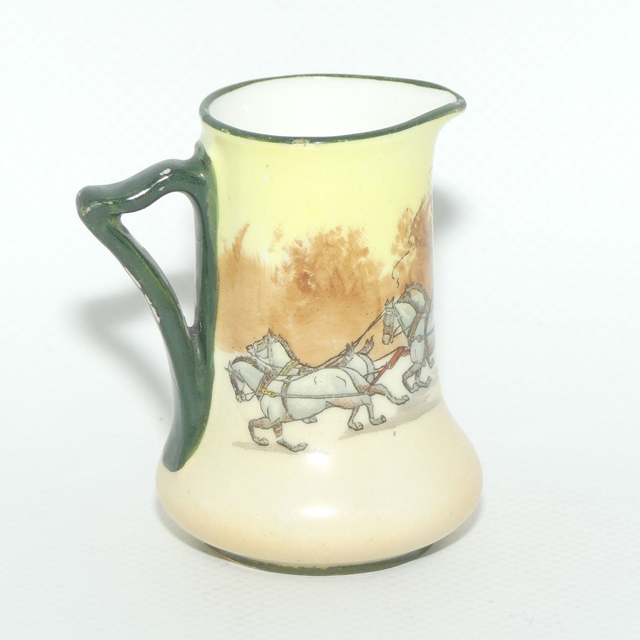Royal Doulton Coaching Days miniature jug | Shape 1177 | E3804 | some paint loss