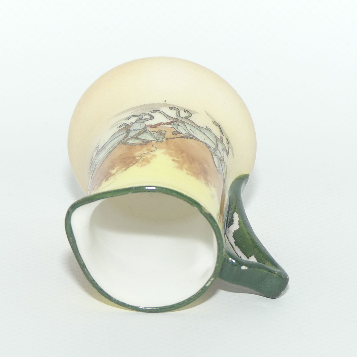 Royal Doulton Coaching Days miniature jug | Shape 1177 | E3804 | some paint loss