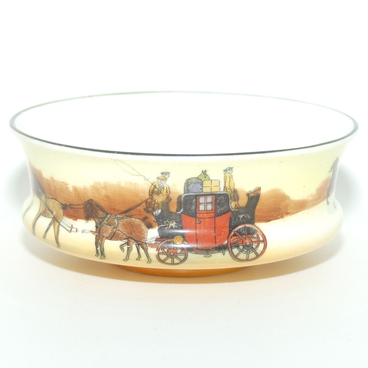 Royal Doulton Coaching Days coffee size fancy sugar bowl E3804