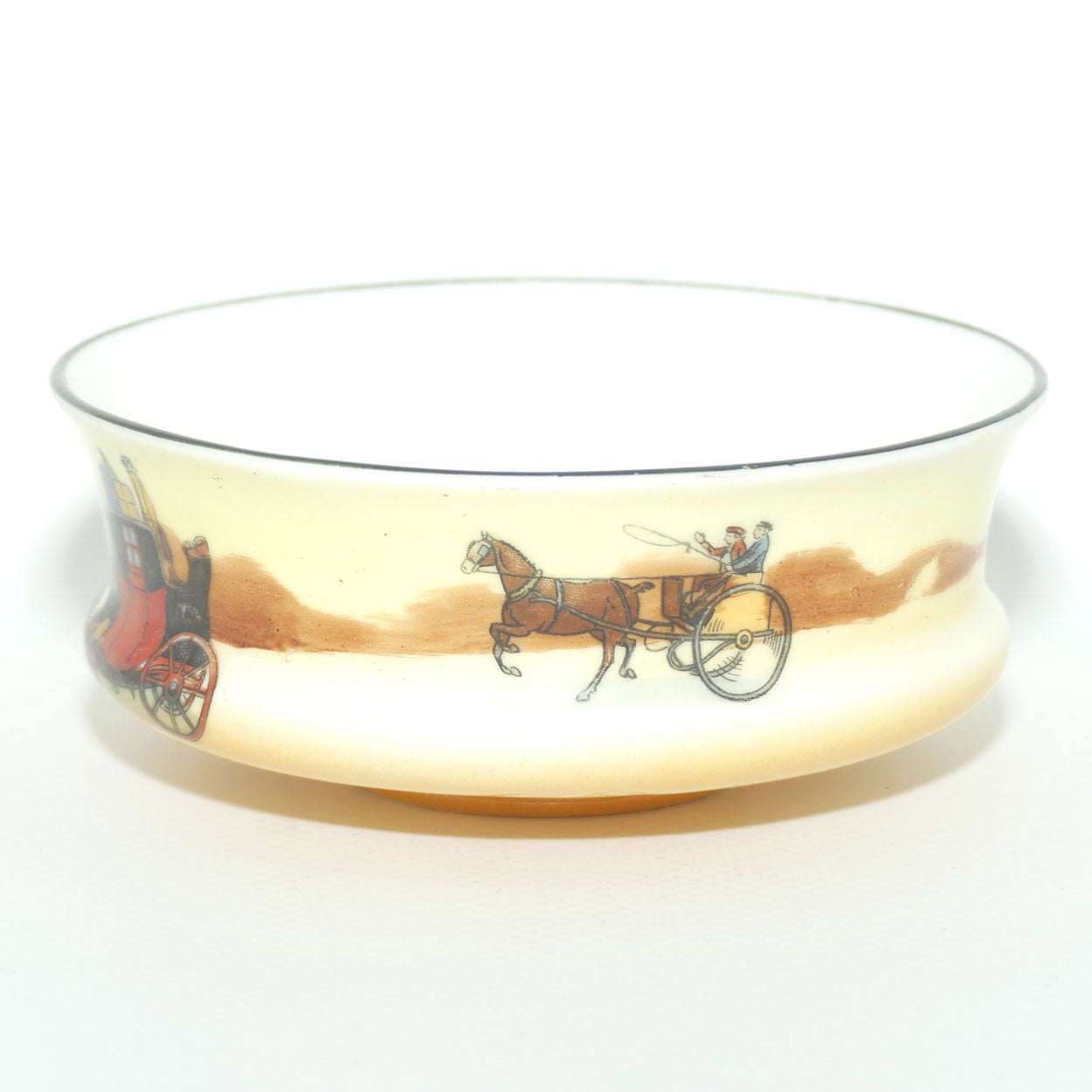 Royal Doulton Coaching Days coffee size fancy sugar bowl E3804