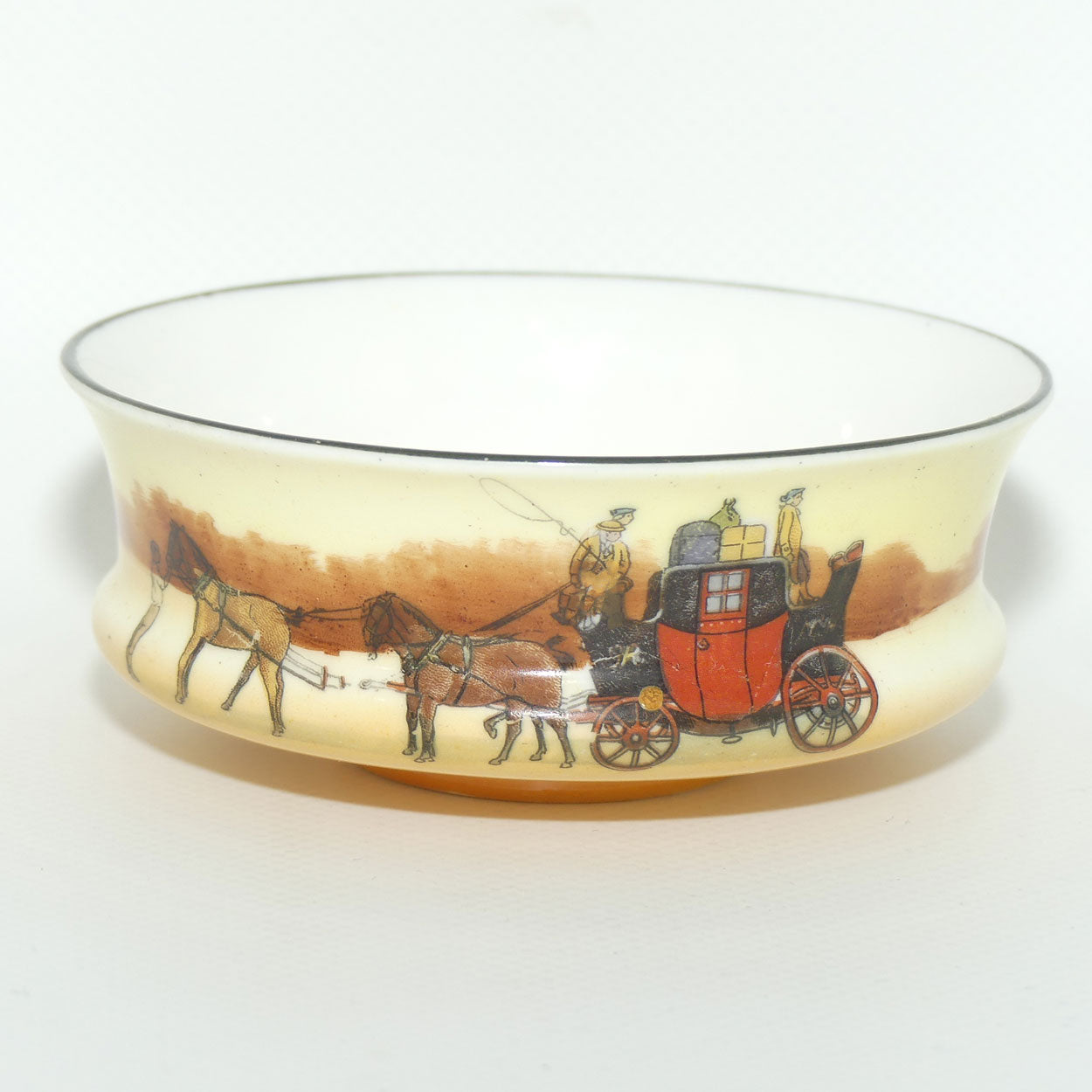 Royal Doulton Coaching Days coffee size fancy sugar bowl E3804