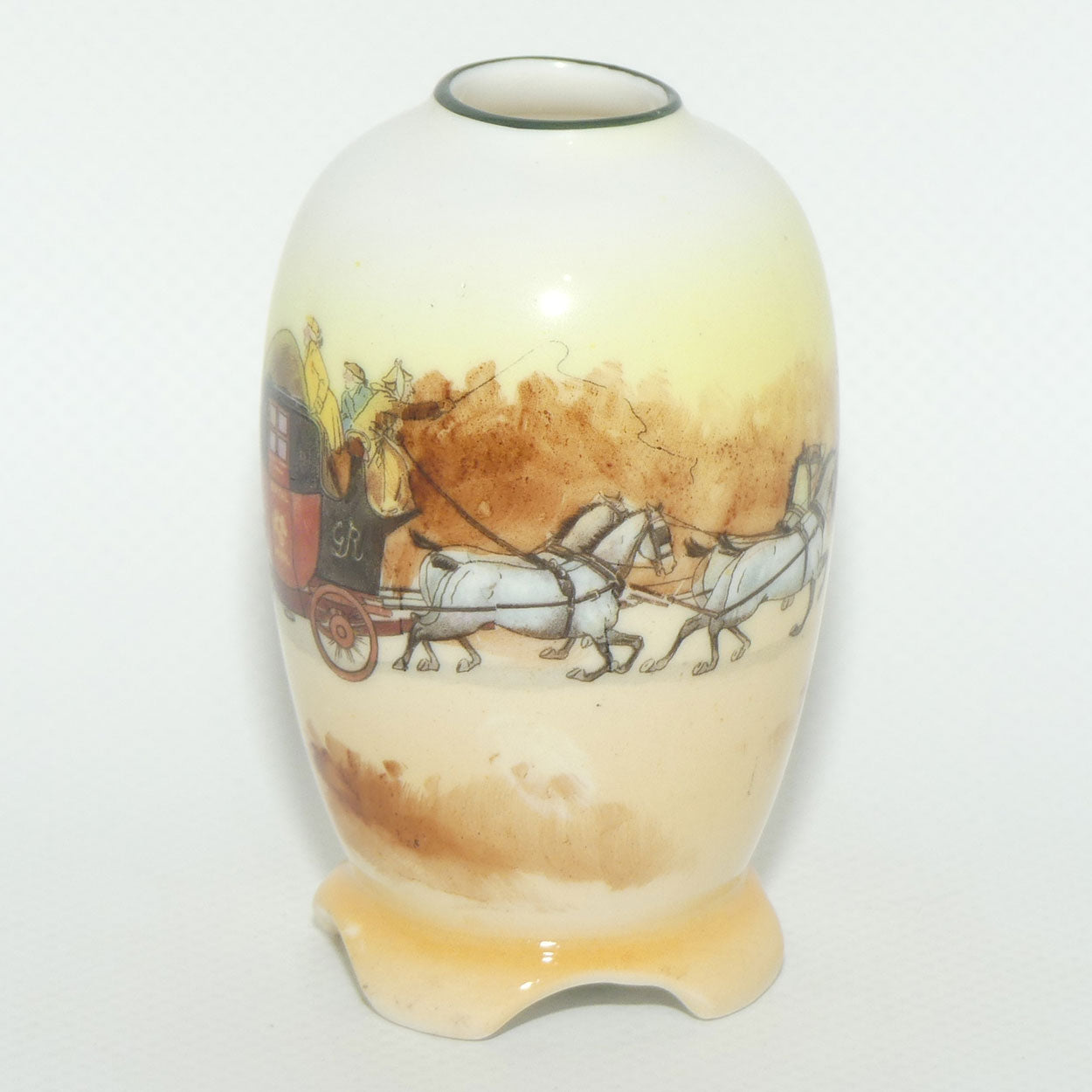 Royal Doulton Coaching Days miniature vase E3804 | #3