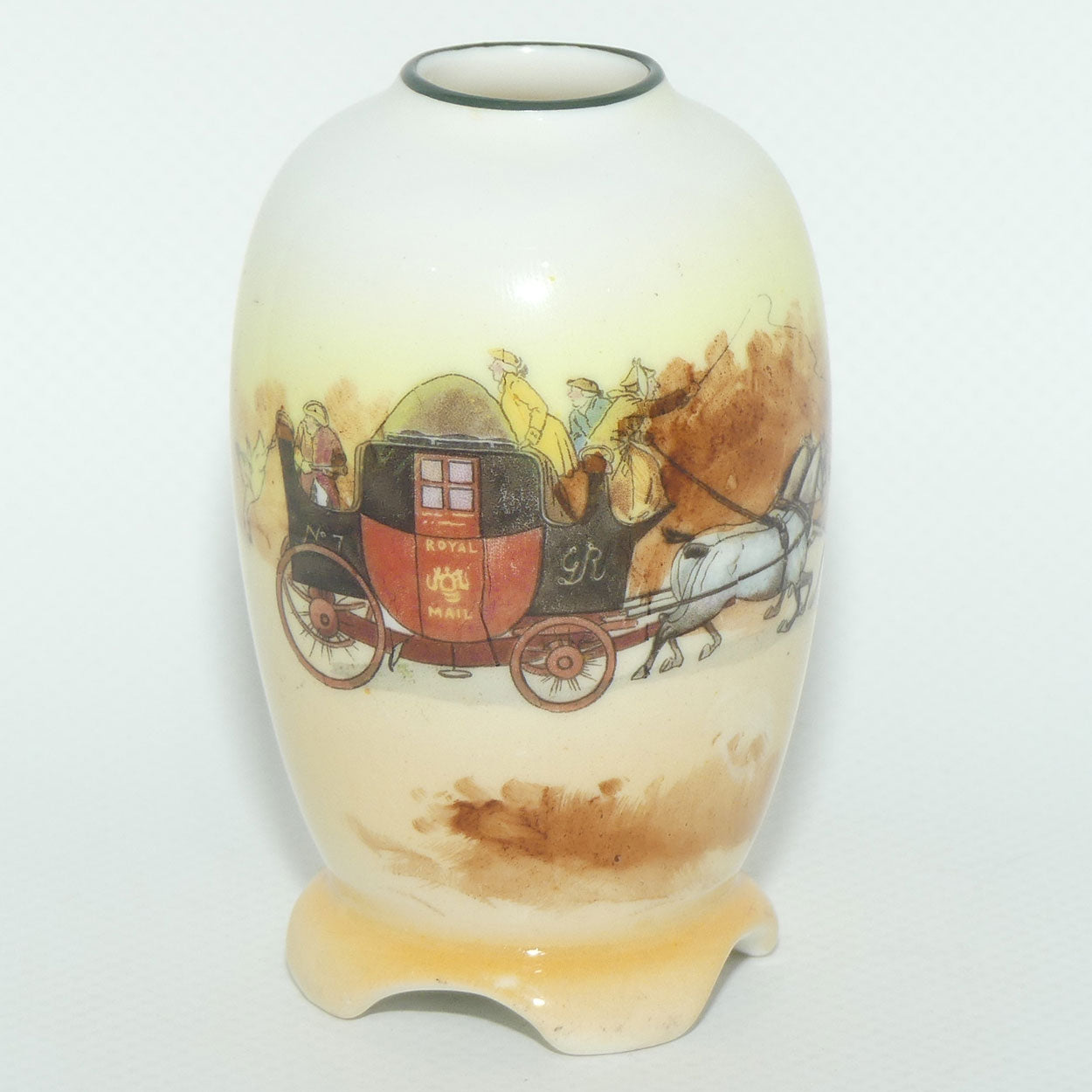 Royal Doulton Coaching Days miniature vase E3804 | #3