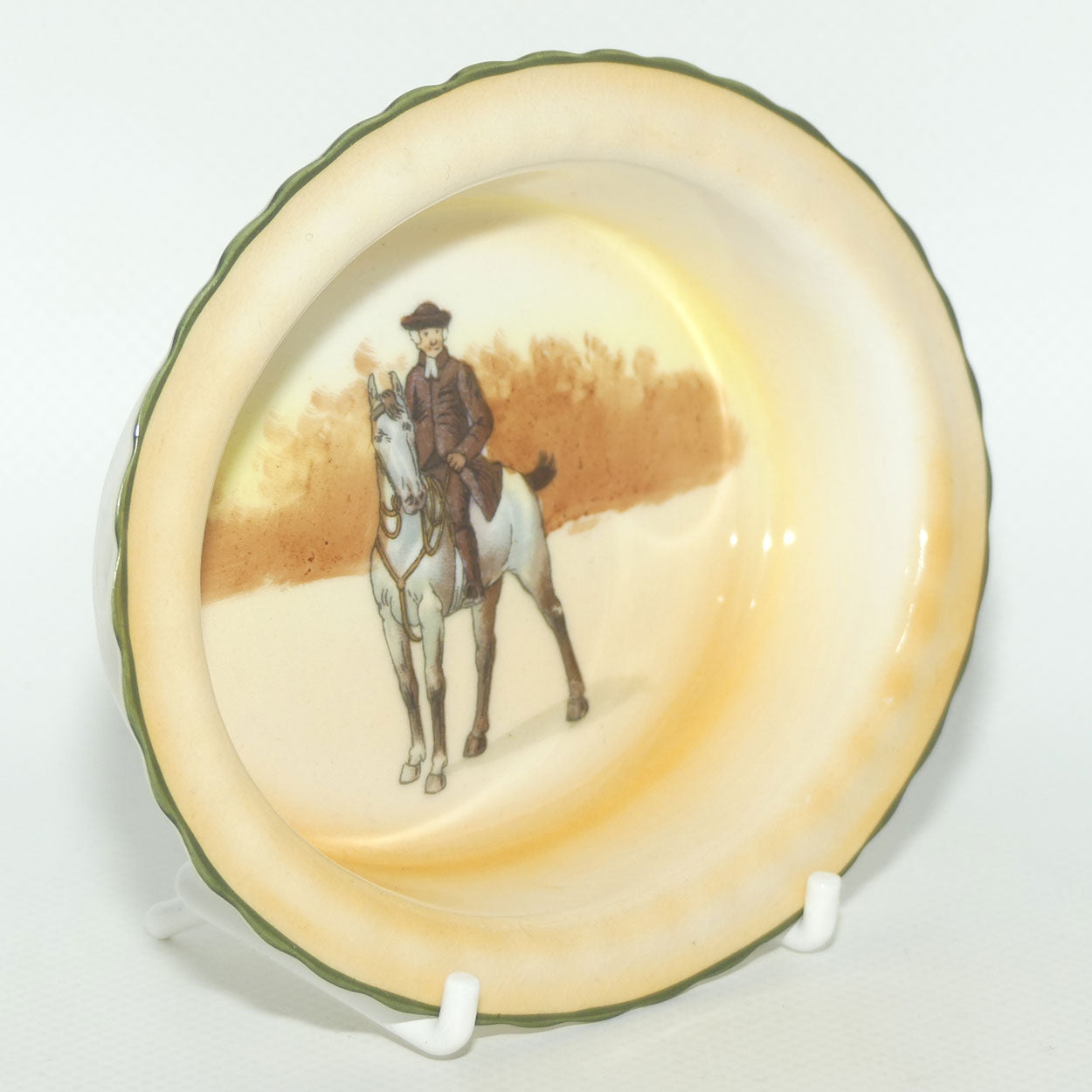 Royal Doulton Coaching Days small oval dish E3804 | Rare Scene | Passenger arriving on Horse