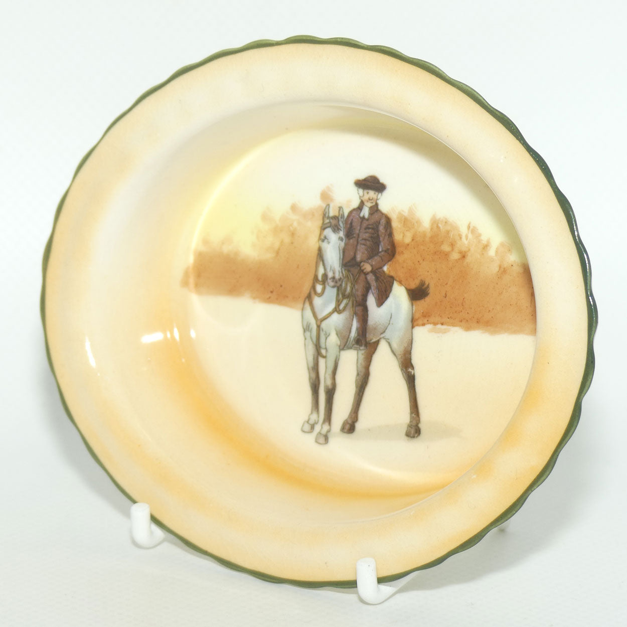 Royal Doulton Coaching Days small oval dish E3804 | Rare Scene | Passenger arriving on Horse