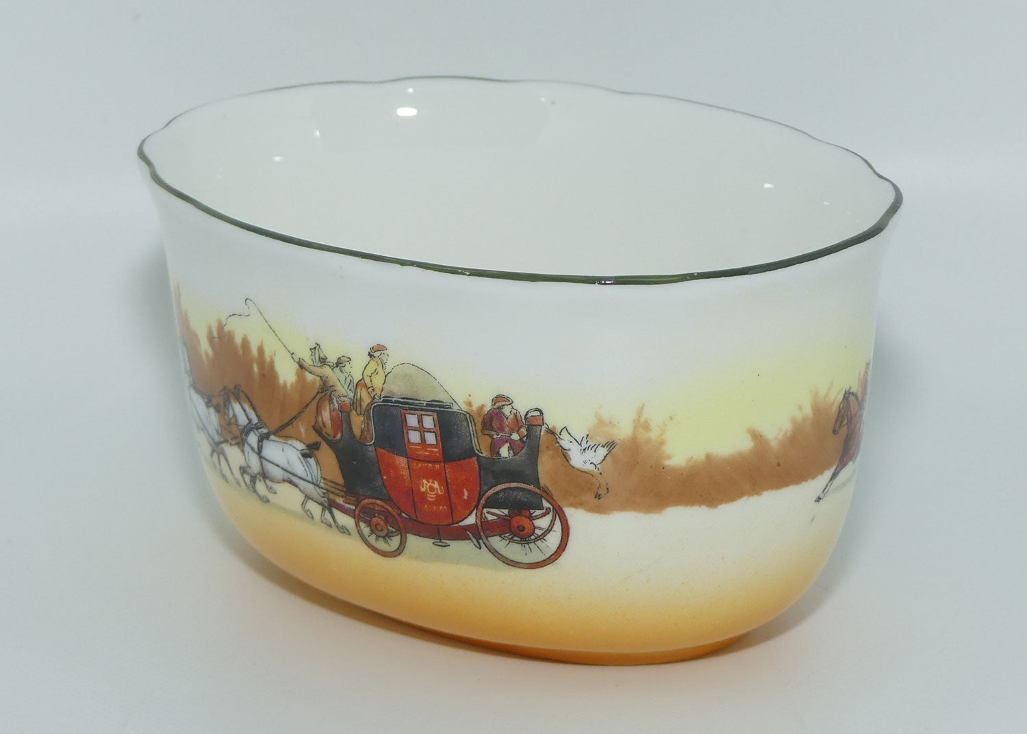 Royal Doulton Coaching Days oval sugar bowl | E3804