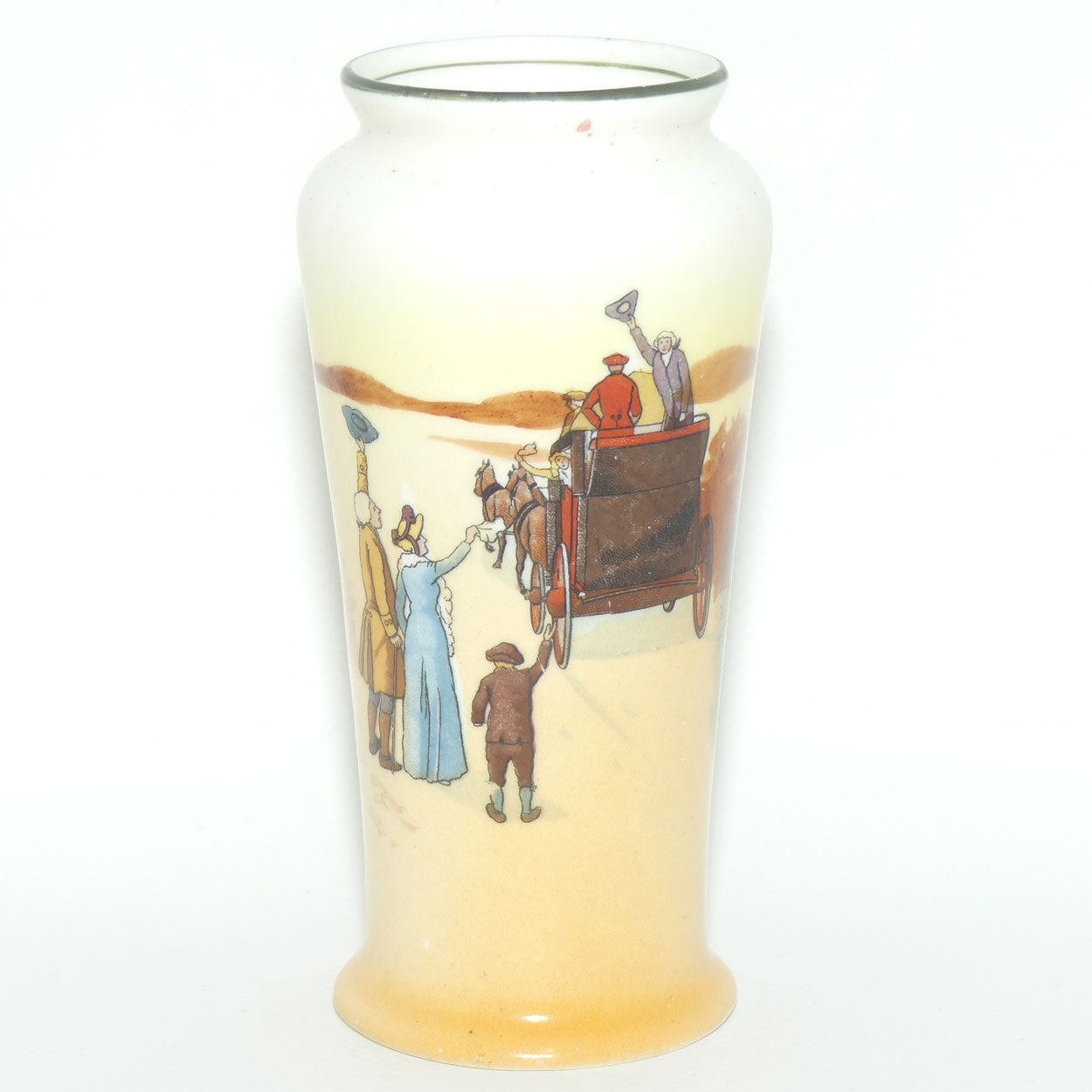 Royal Doulton Coaching Days shape 767 vase E3804 | #1