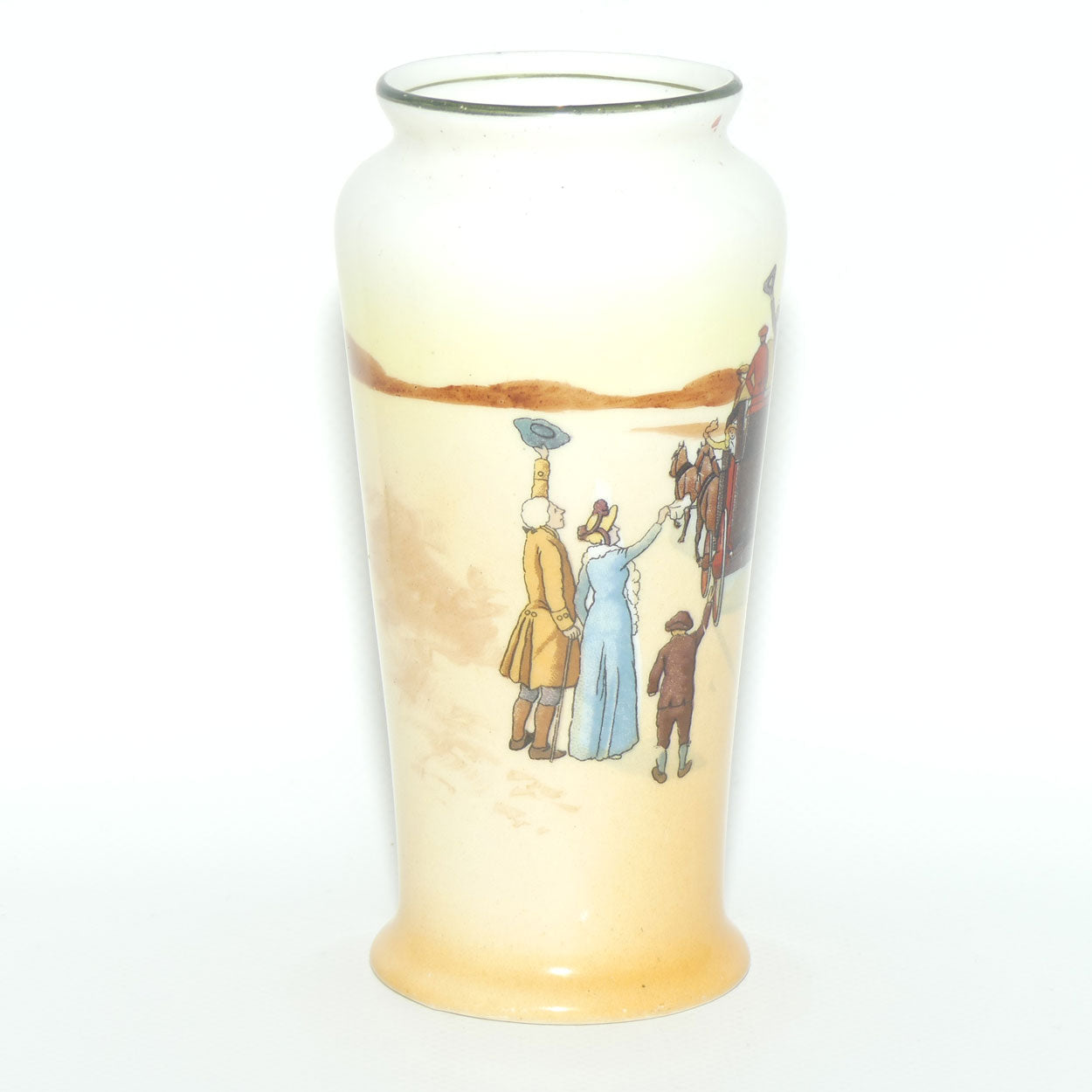 Royal Doulton Coaching Days shape 767 vase E3804 | #1