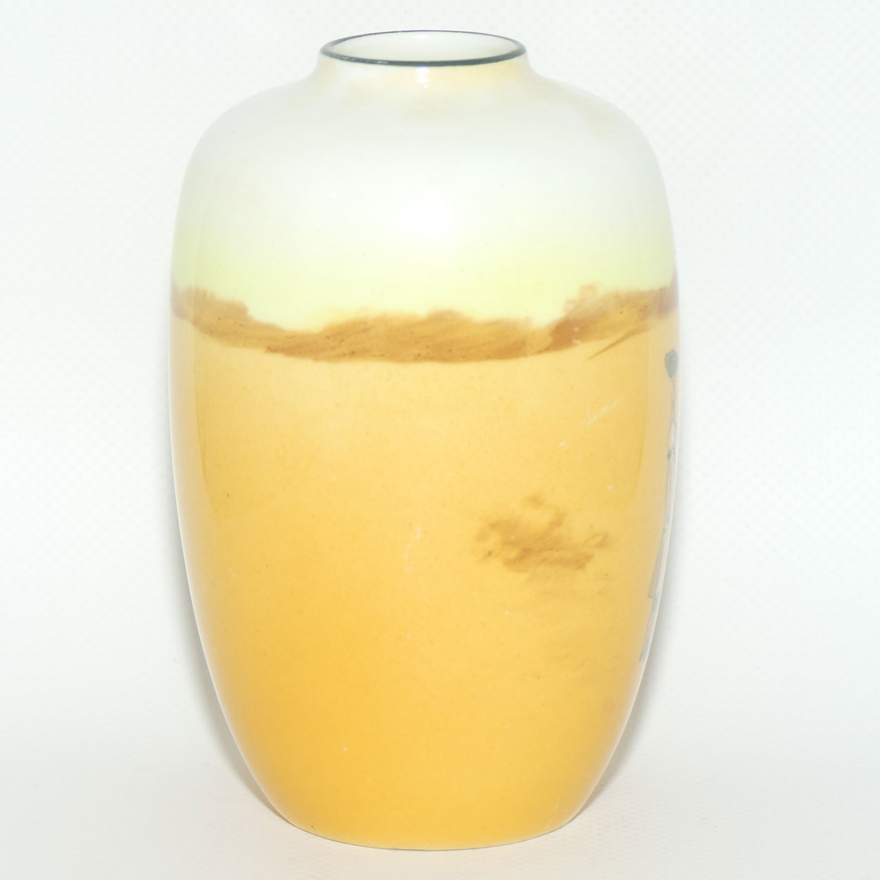 Royal Doulton Coaching Days smaller bulbous vase with narrow mouth E3804 #2