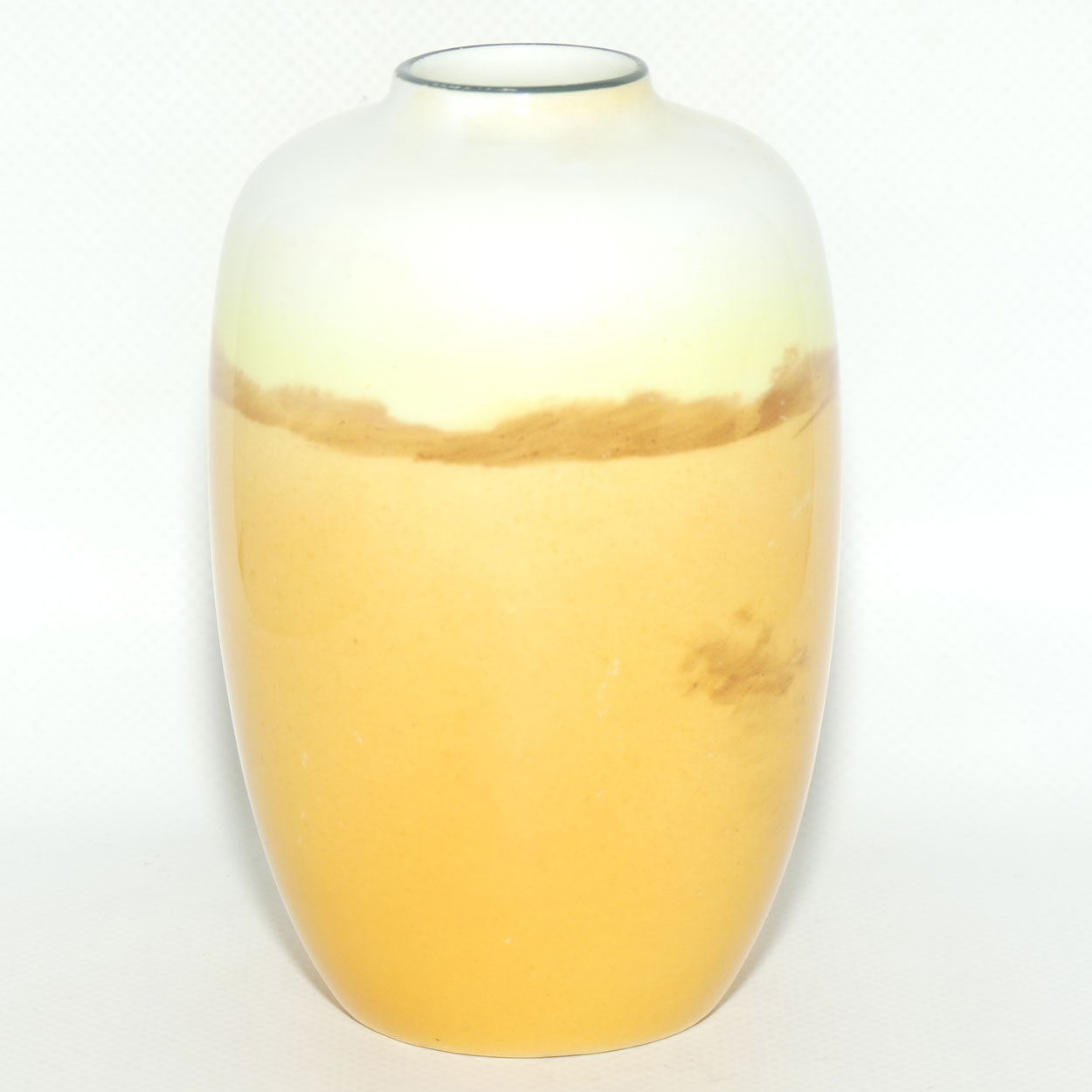 Royal Doulton Coaching Days smaller bulbous vase with narrow mouth E3804 #2