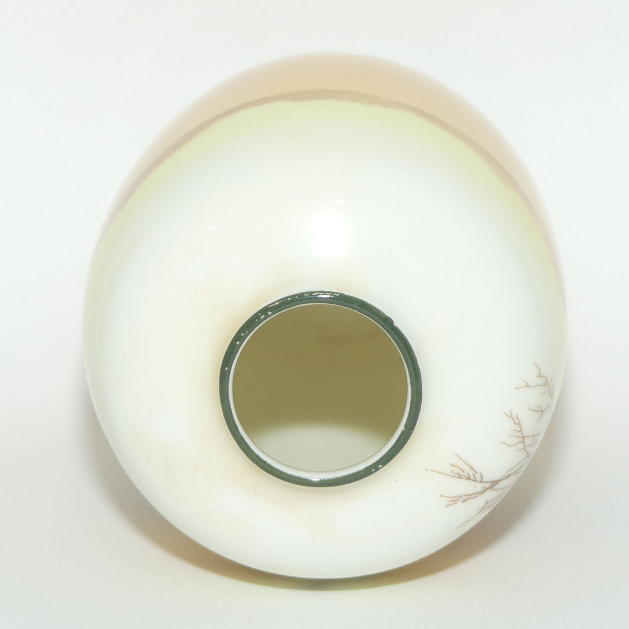 Royal Doulton Coaching Days smaller bulbous vase with narrow mouth E3804 #2