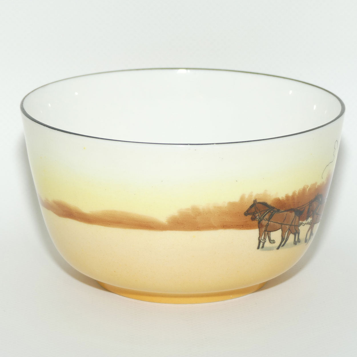 Royal Doulton Coaching Days round sugar bowl E3804 | Bone China