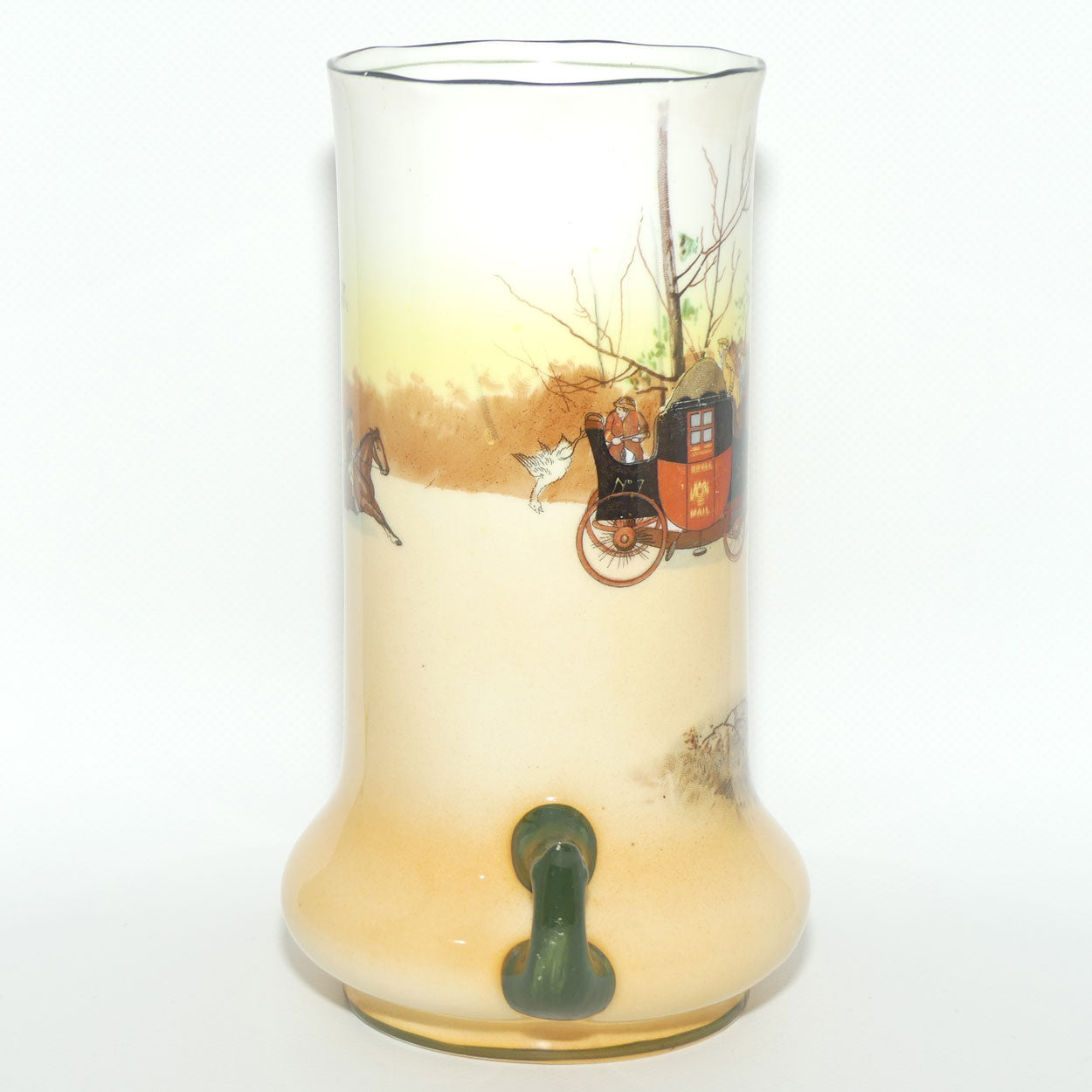 Royal Doulton Coaching Days twin handle vase E3804 | #1