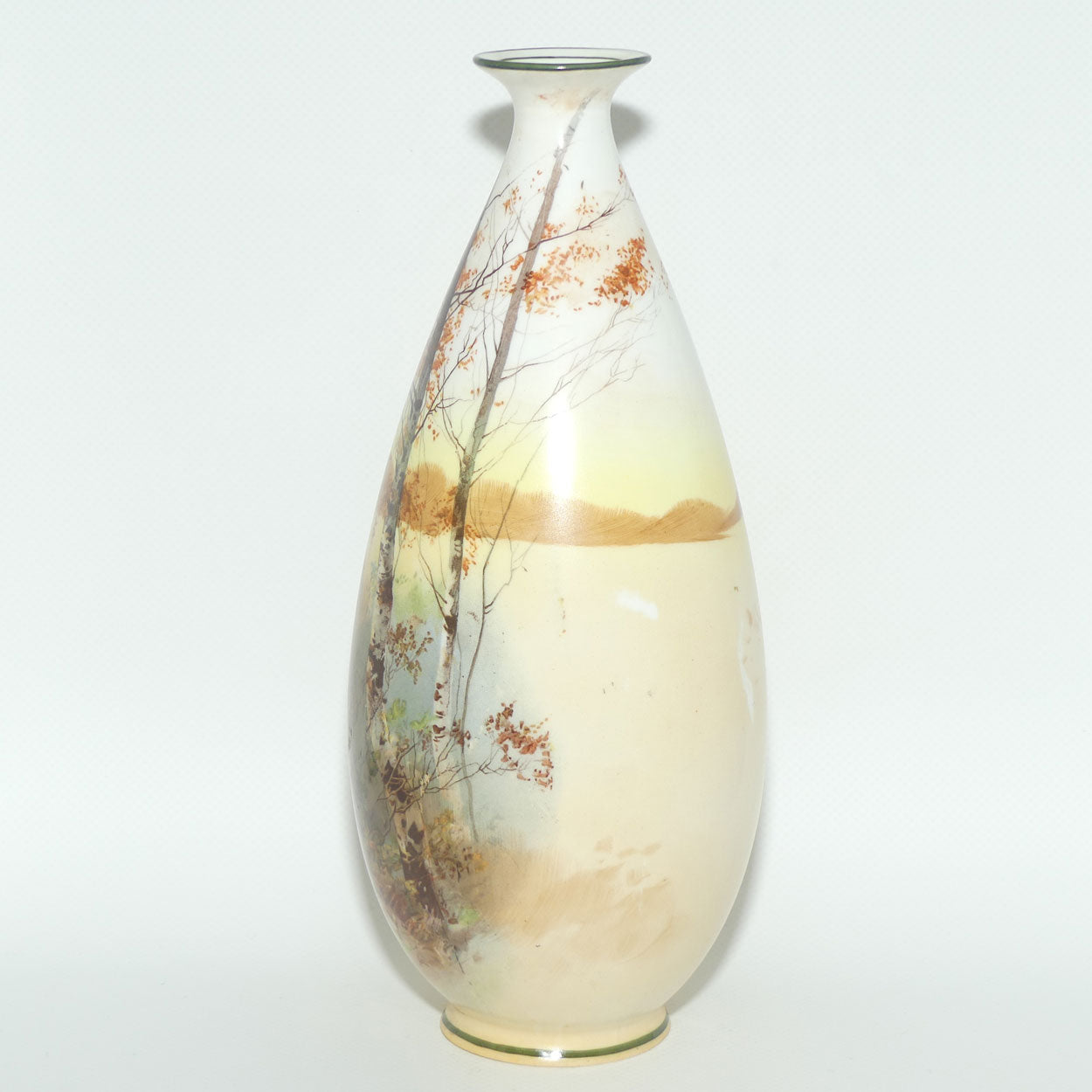 Royal Doulton Coaching Days tall vase | narrow neck E3804