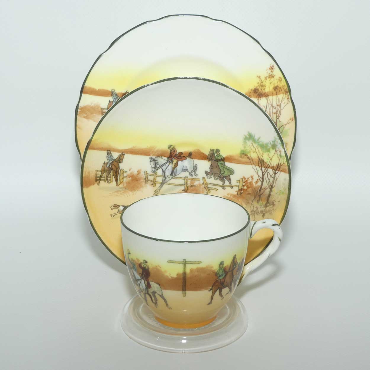 Royal Doulton Hunting | John Peel Hunting trio E3804