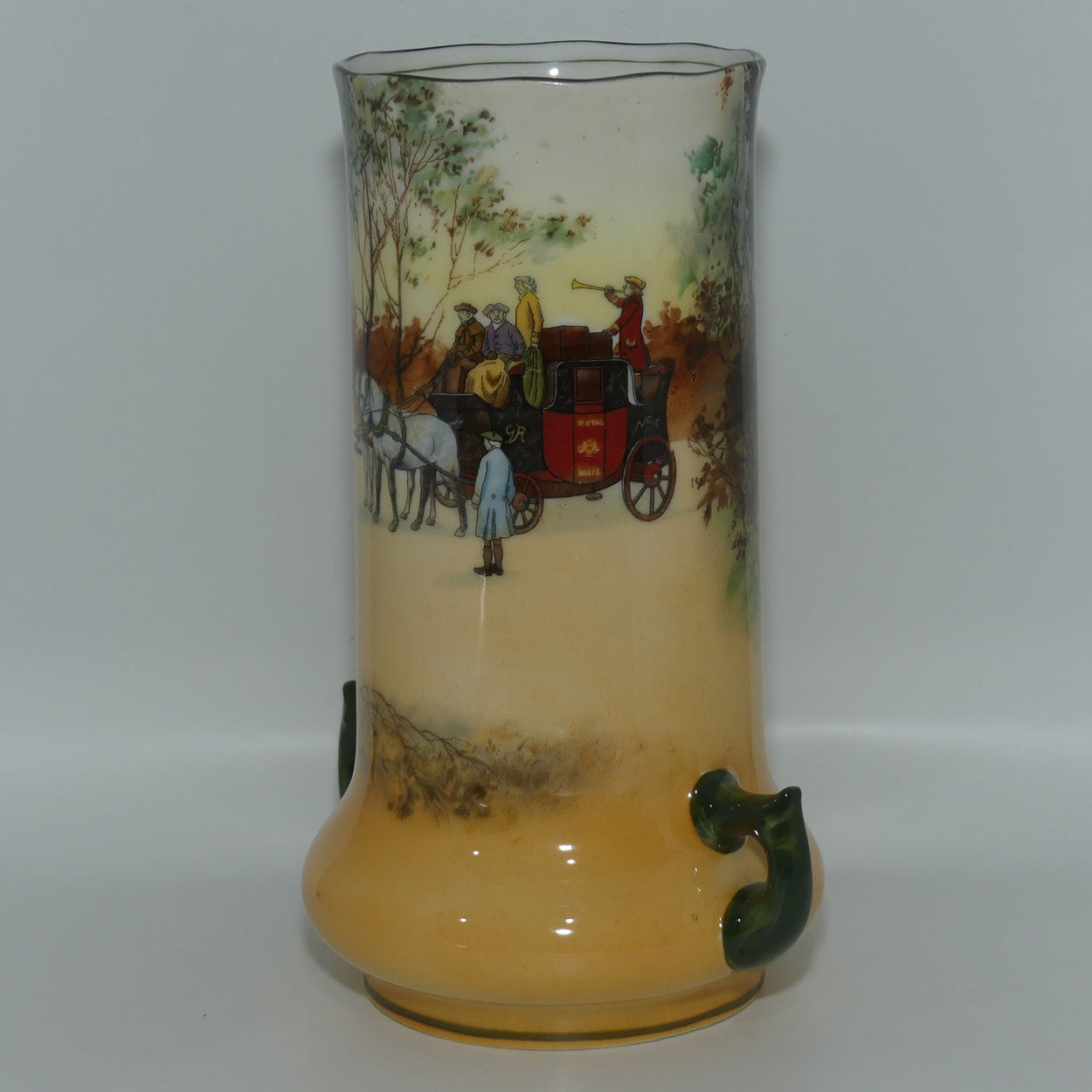 Royal Doulton Coaching Days twin handle vase E3804 | #2