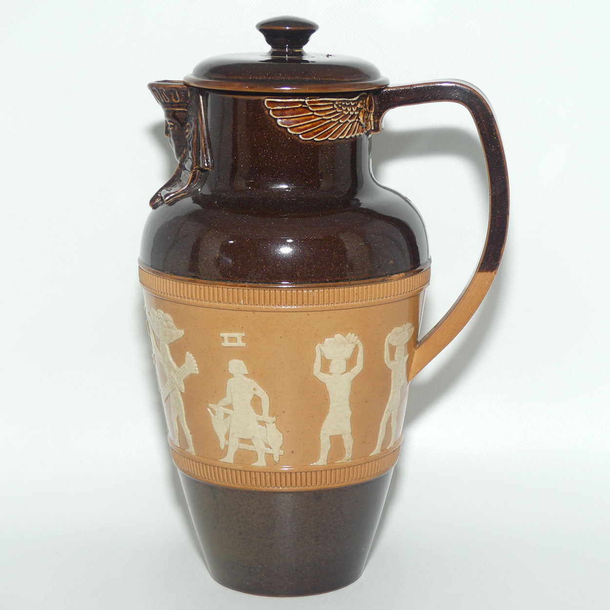 Royal Doulton Stoneware Egyptian design water pot