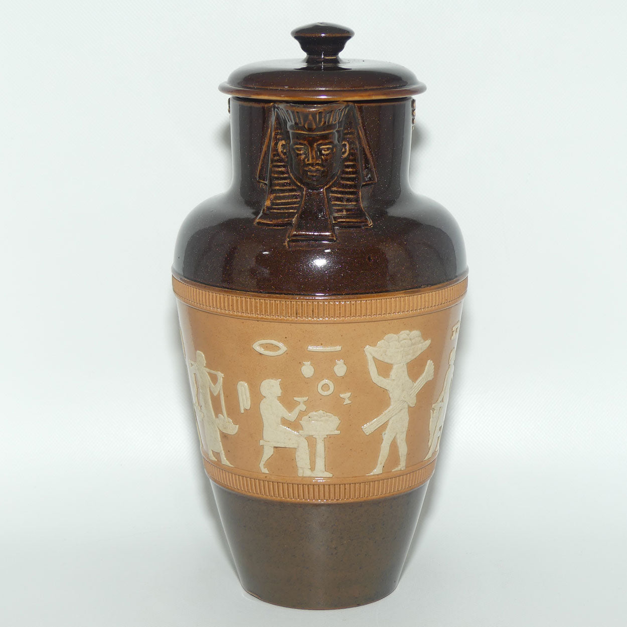 Royal Doulton Stoneware Egyptian design water pot