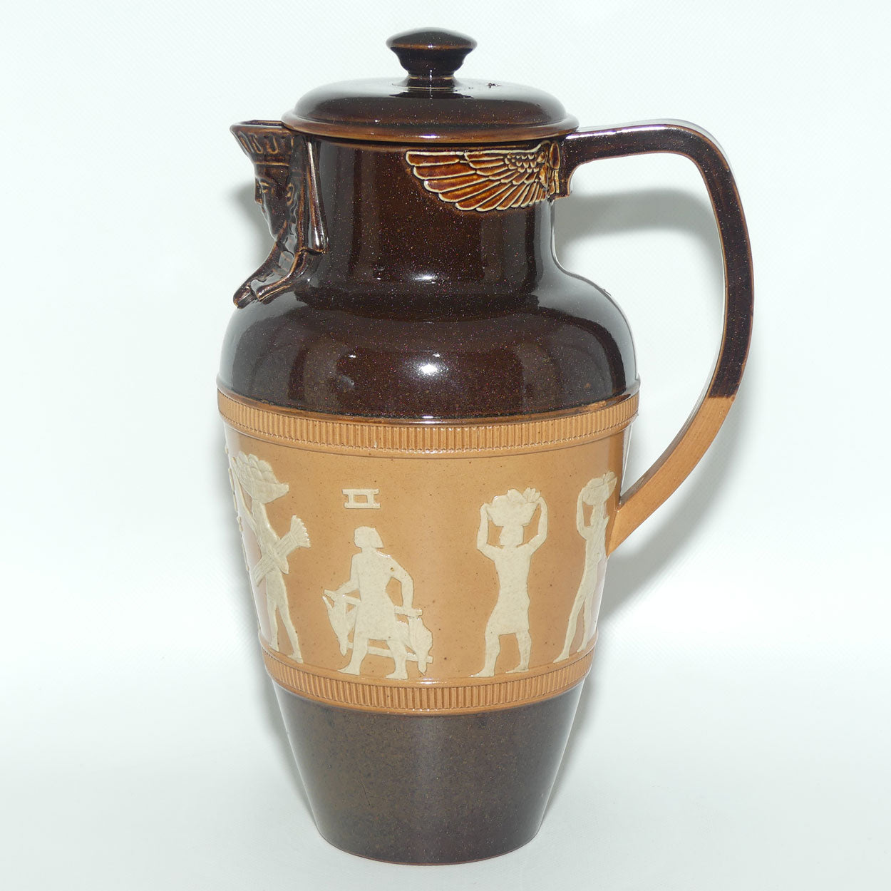 Royal Doulton Stoneware Egyptian design water pot