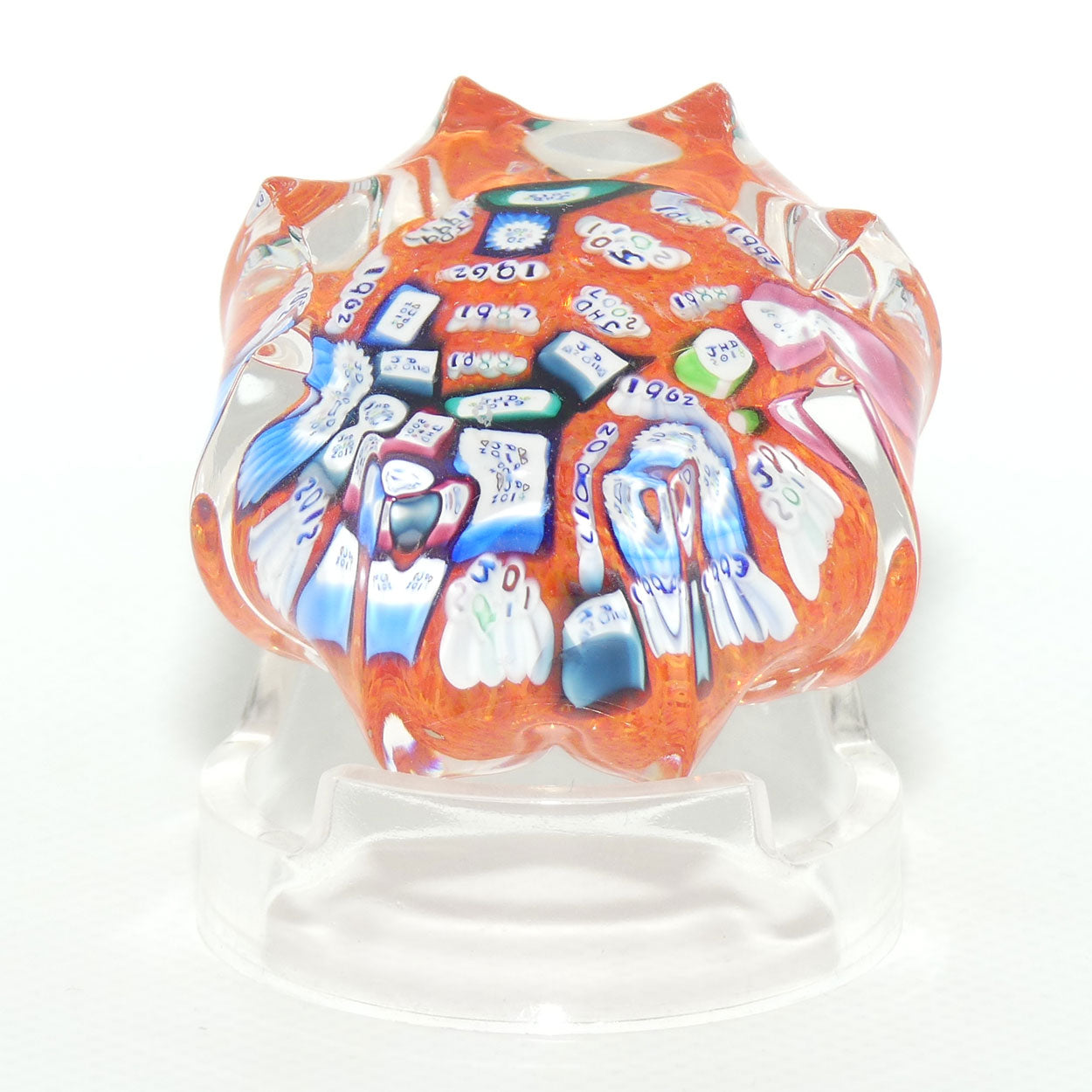 John Deacons Scotland Its a Date small paperweight | Orange