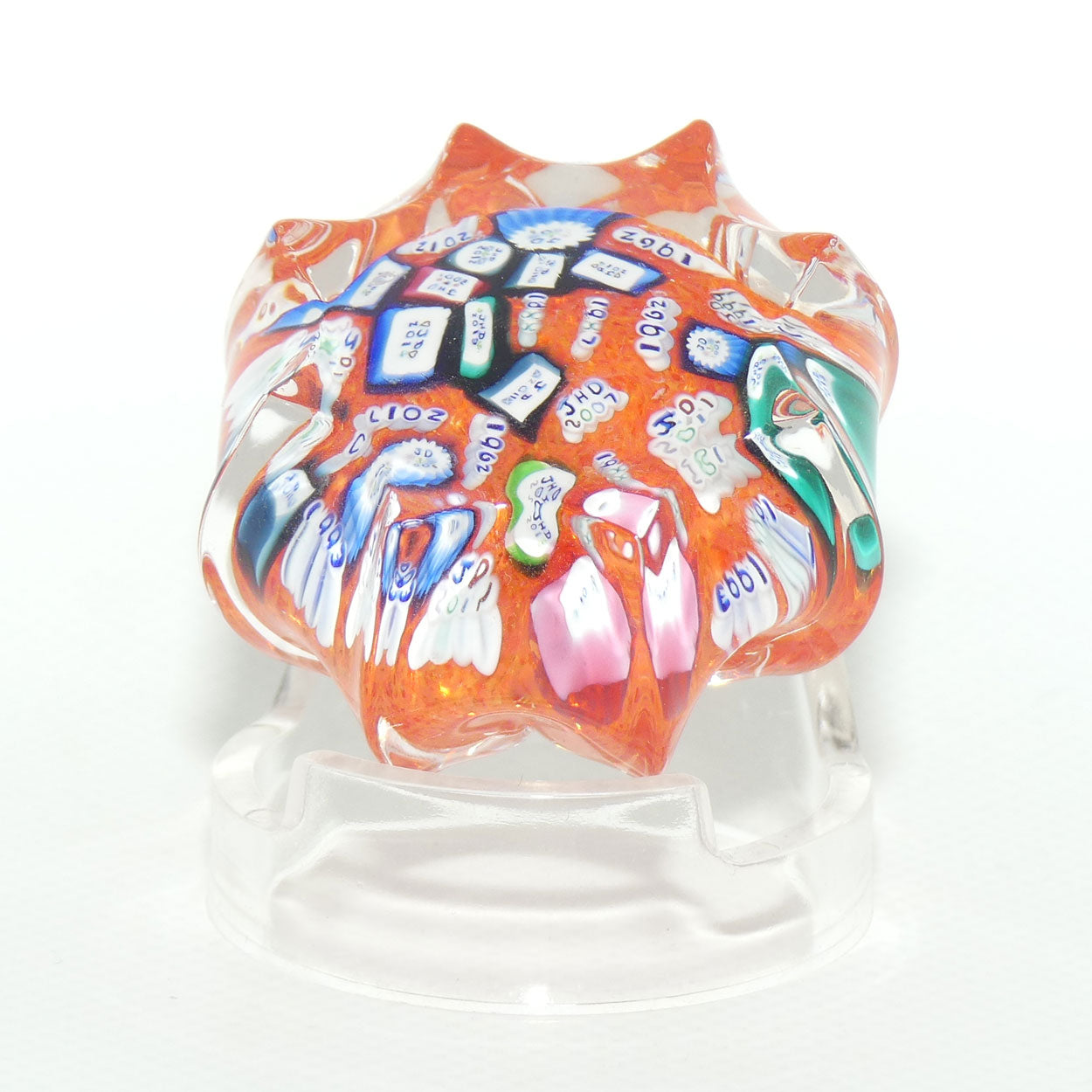 John Deacons Scotland Its a Date small paperweight | Orange